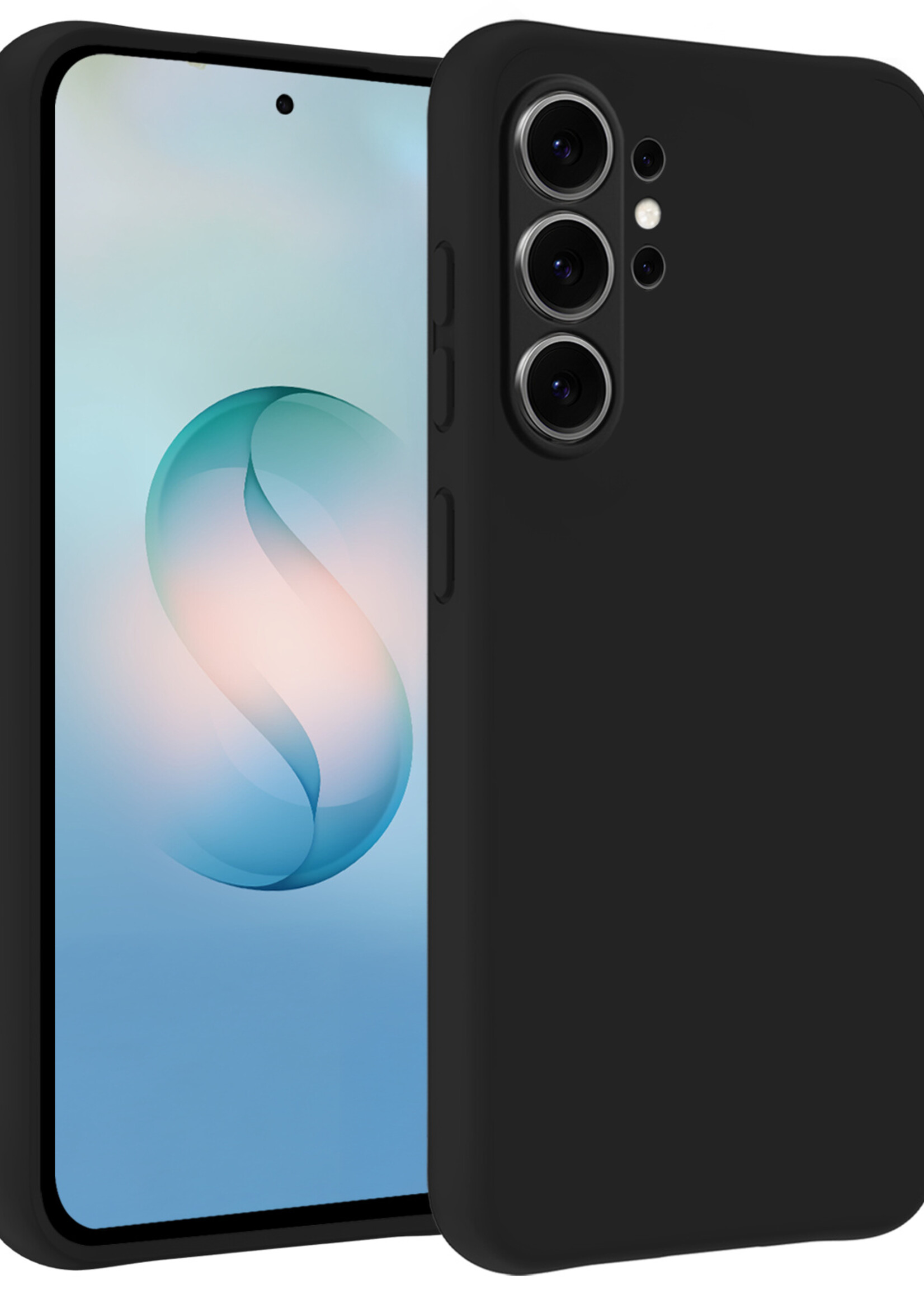 BTH BTH Samsung Galaxy S26 Ultra Hoesje Siliconen - Zwart