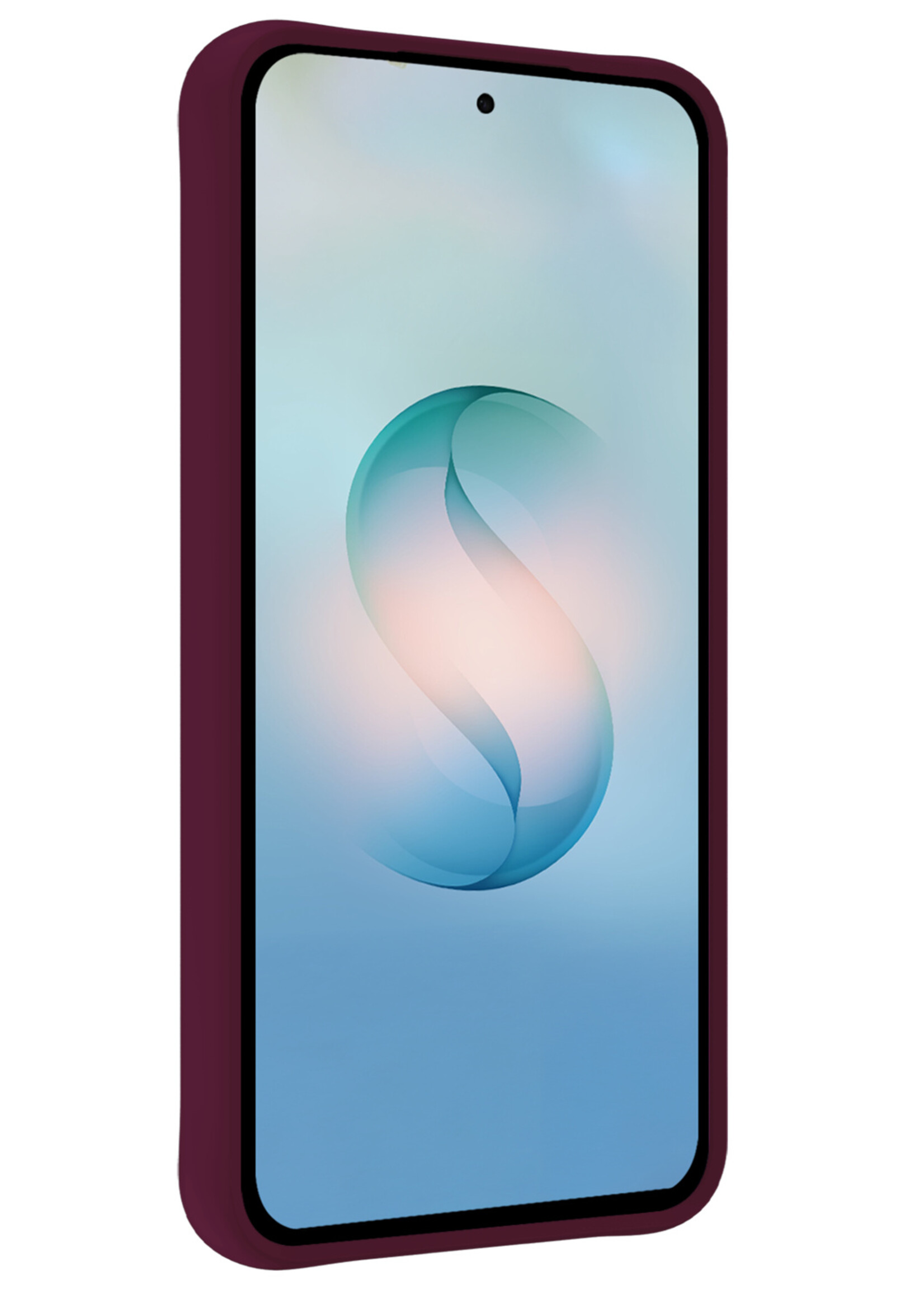 BTH BTH Samsung Galaxy S26 Ultra Hoesje Siliconen - Aubergine - 2 PACK