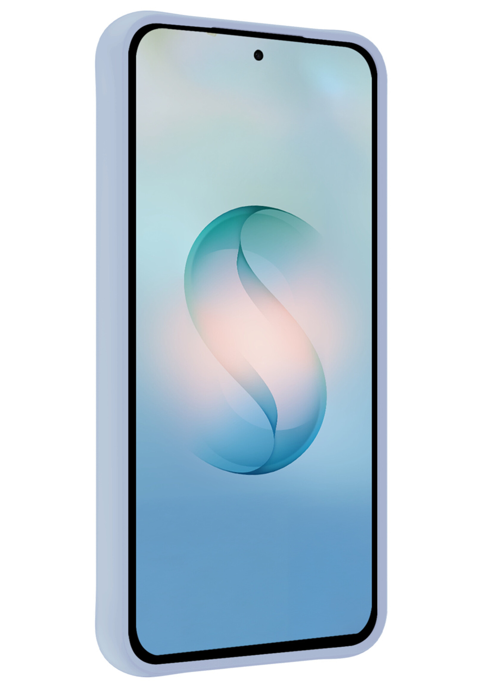 BTH BTH Samsung Galaxy S26 Ultra Hoesje Siliconen - Lichtblauw - 2 PACK