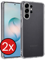 BTH BTH Samsung Galaxy S26 Ultra Hoesje Siliconen - Transparant - 2 PACK