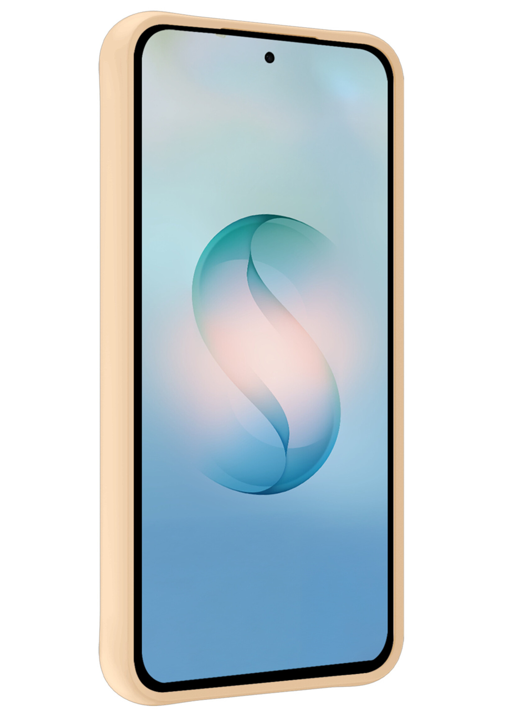 BTH BTH Samsung Galaxy S26 Ultra Hoesje Siliconen - Zand - 2 PACK