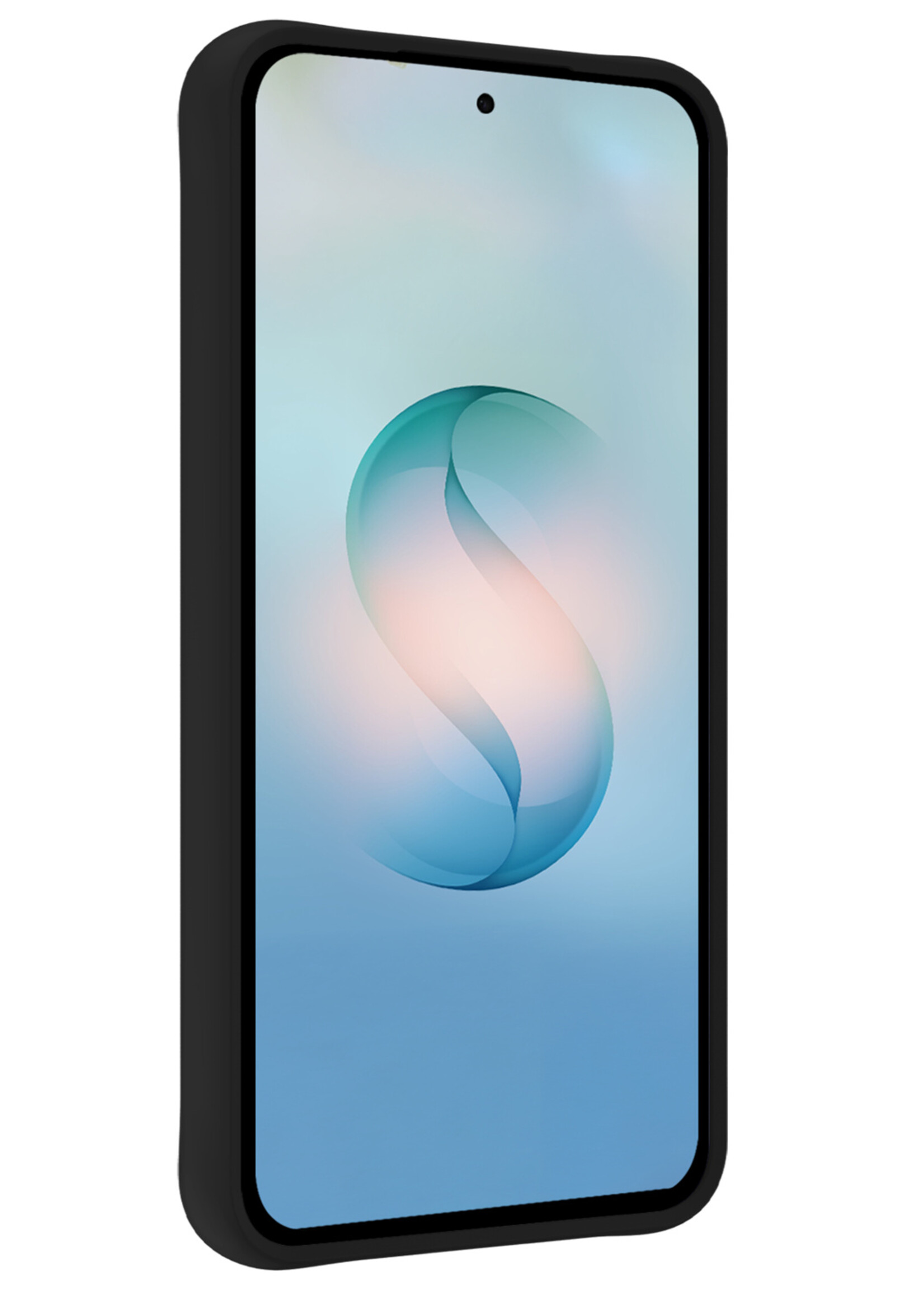 BTH BTH Samsung Galaxy S26 Ultra Hoesje Siliconen Met Screenprotector - Zwart