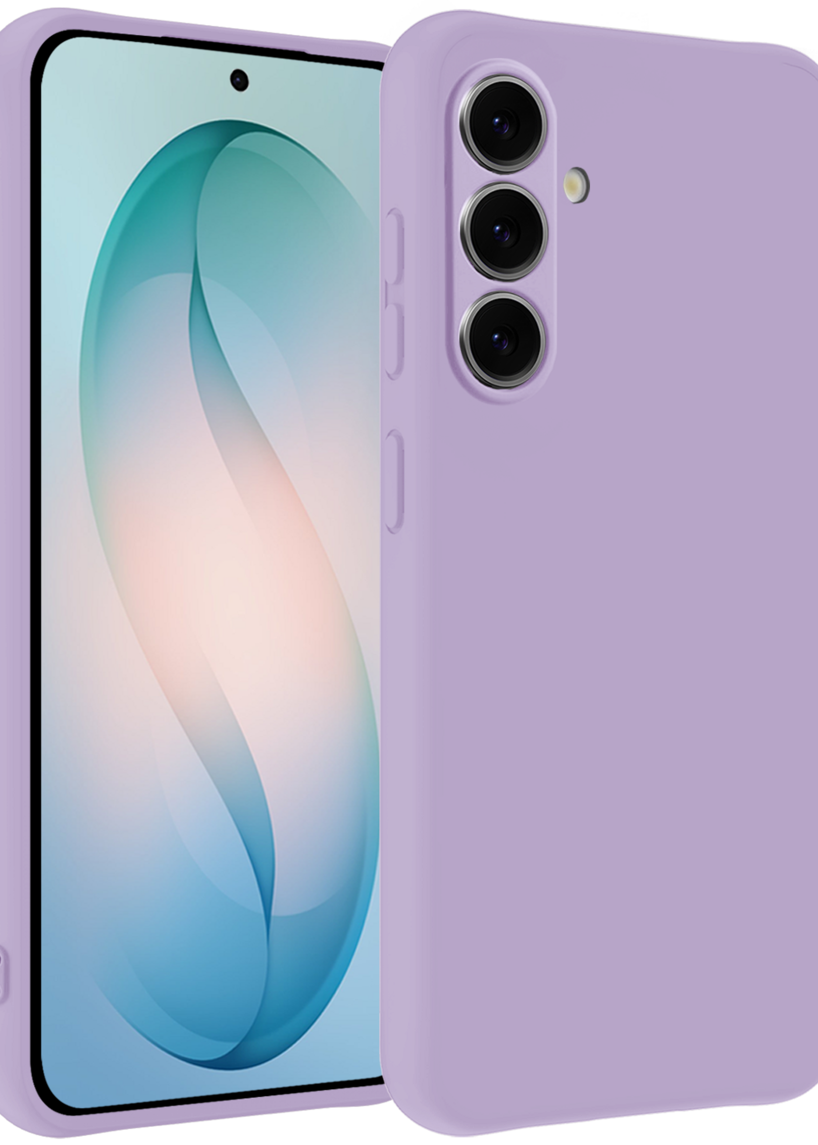 BTH BTH Samsung Galaxy S26 Plus Hoesje Siliconen - Lila