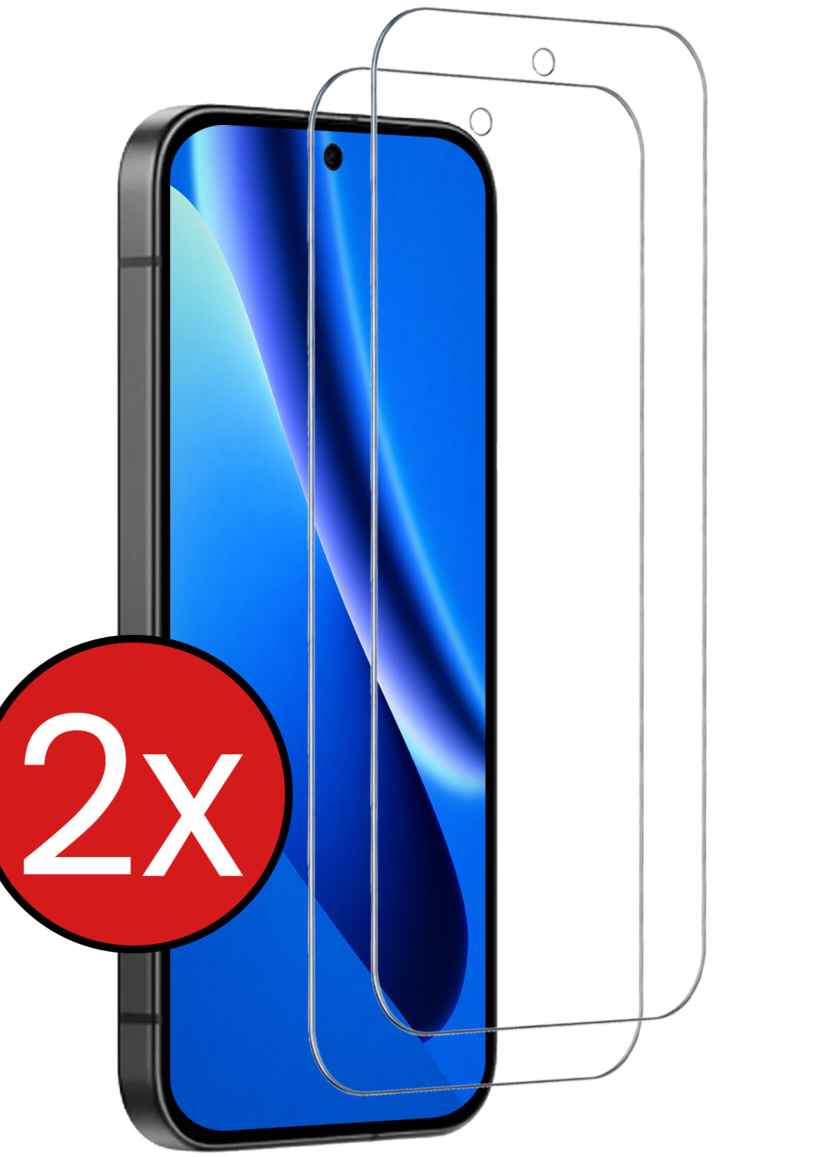 BTH BTH Google Pixel 10a Screenprotector Glas - 2 PACK