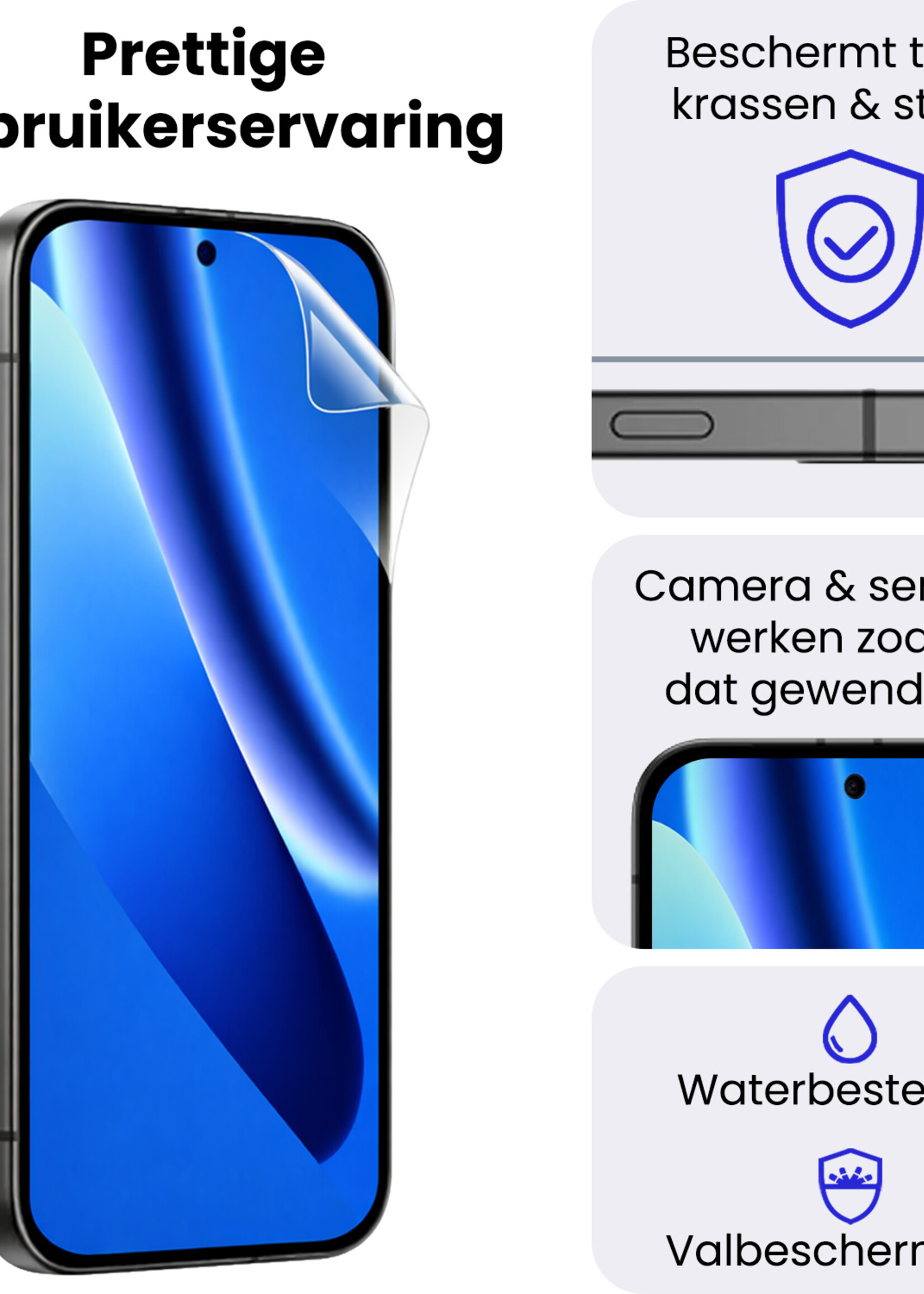 BTH BTH Google Pixel 10a Schermfolie - 2 PACK