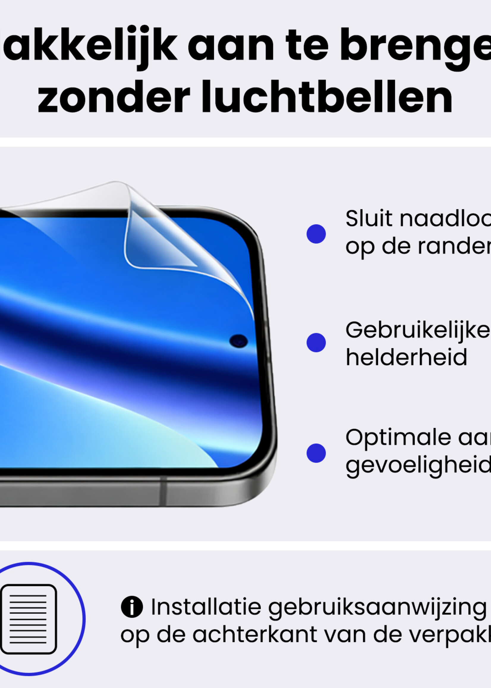 BTH BTH Google Pixel 10a Schermfolie - 3 PACK