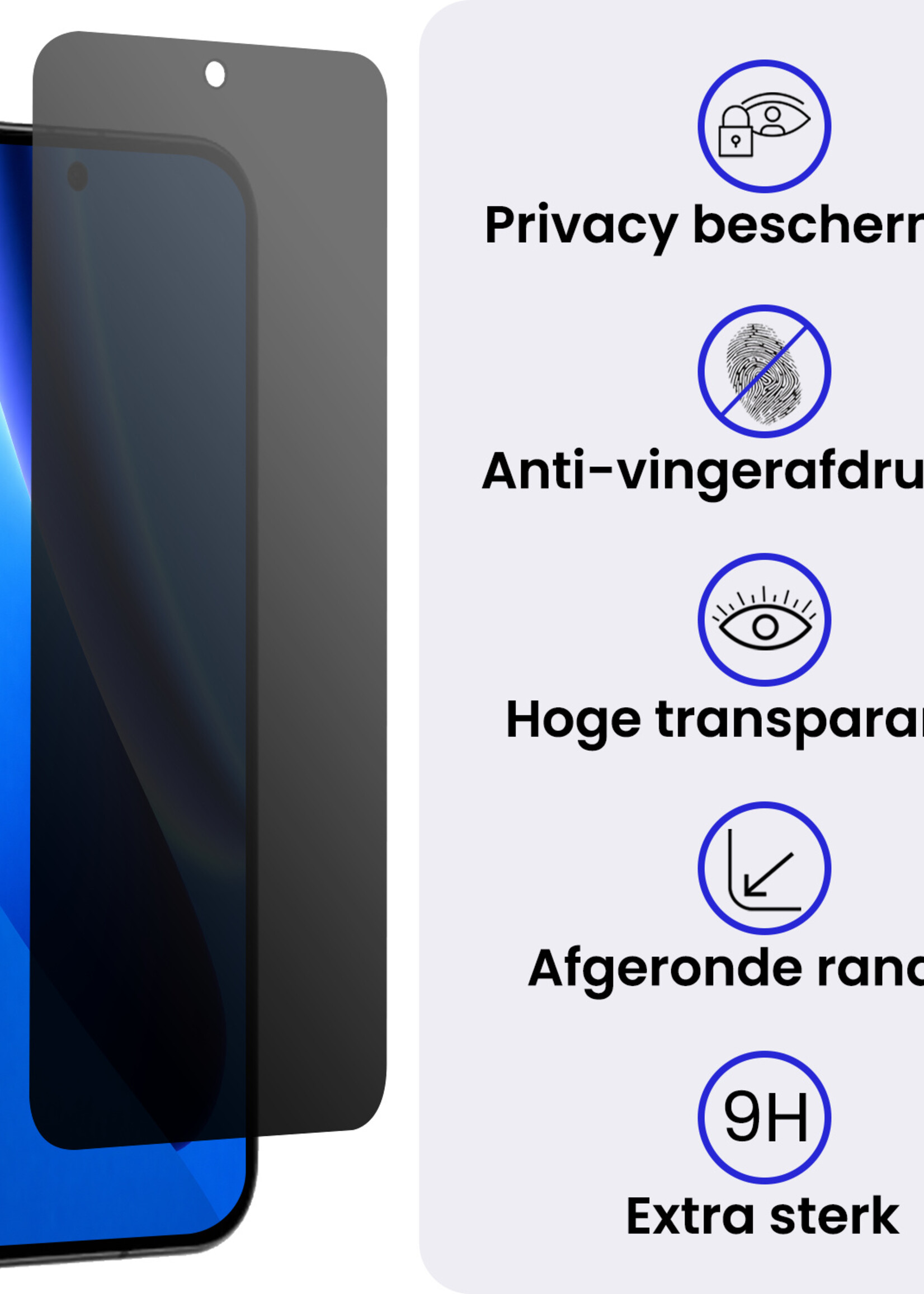 BTH BTH Google Pixel 10a Screenprotector Glas Privacy