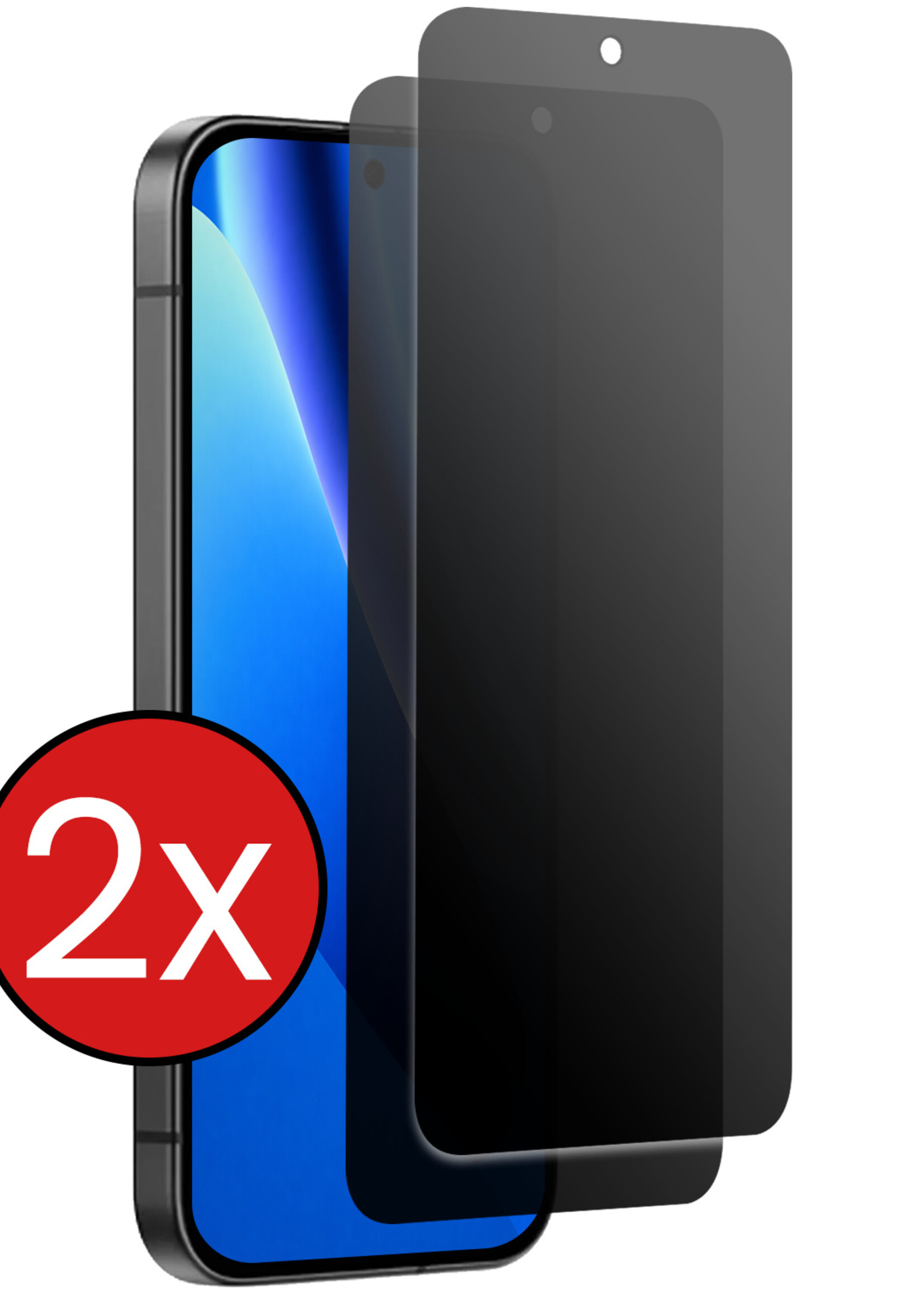 BTH BTH Google Pixel 10a Screenprotector Glas Privacy - 2 PACK