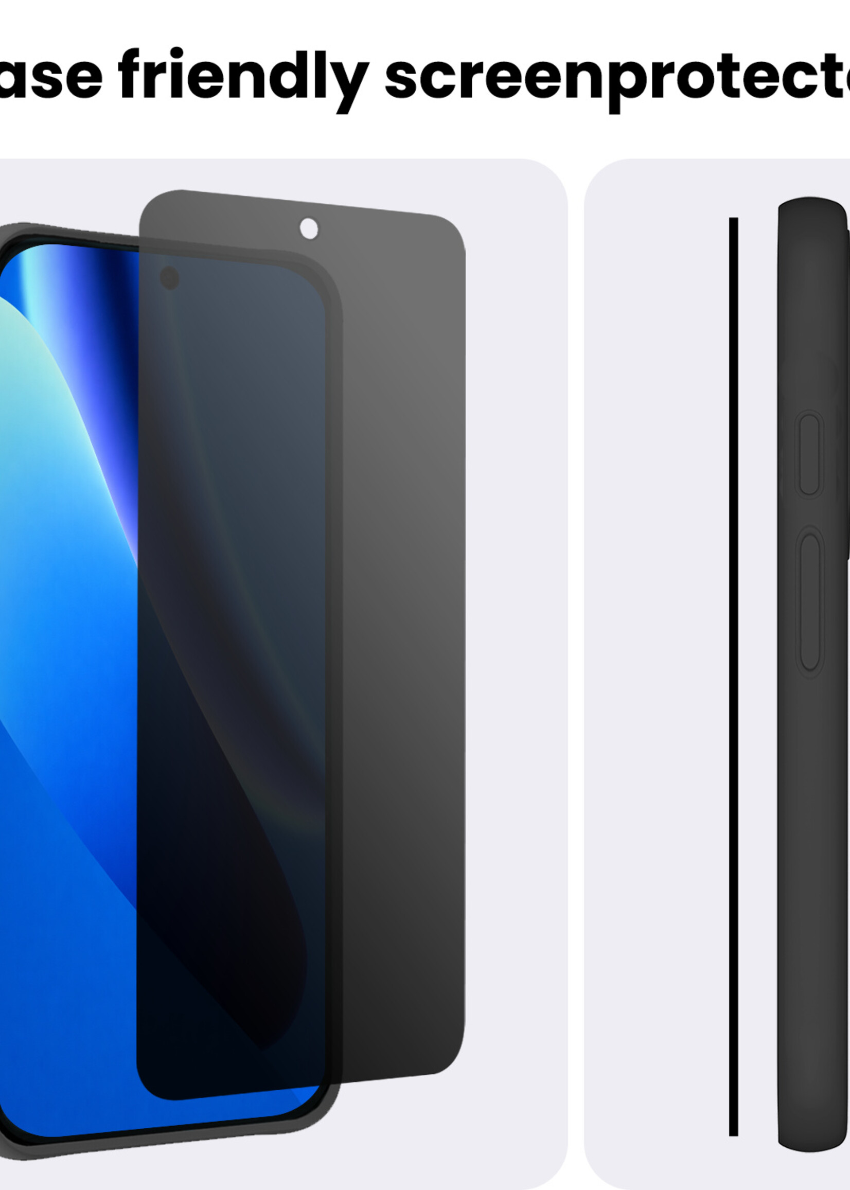 BTH BTH Google Pixel 10a Screenprotector Glas Privacy - 2 PACK