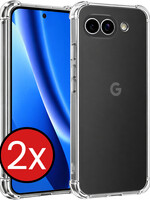 BTH BTH Google Pixel 10a Hoesje Shockproof - Transparant - 2 PACK