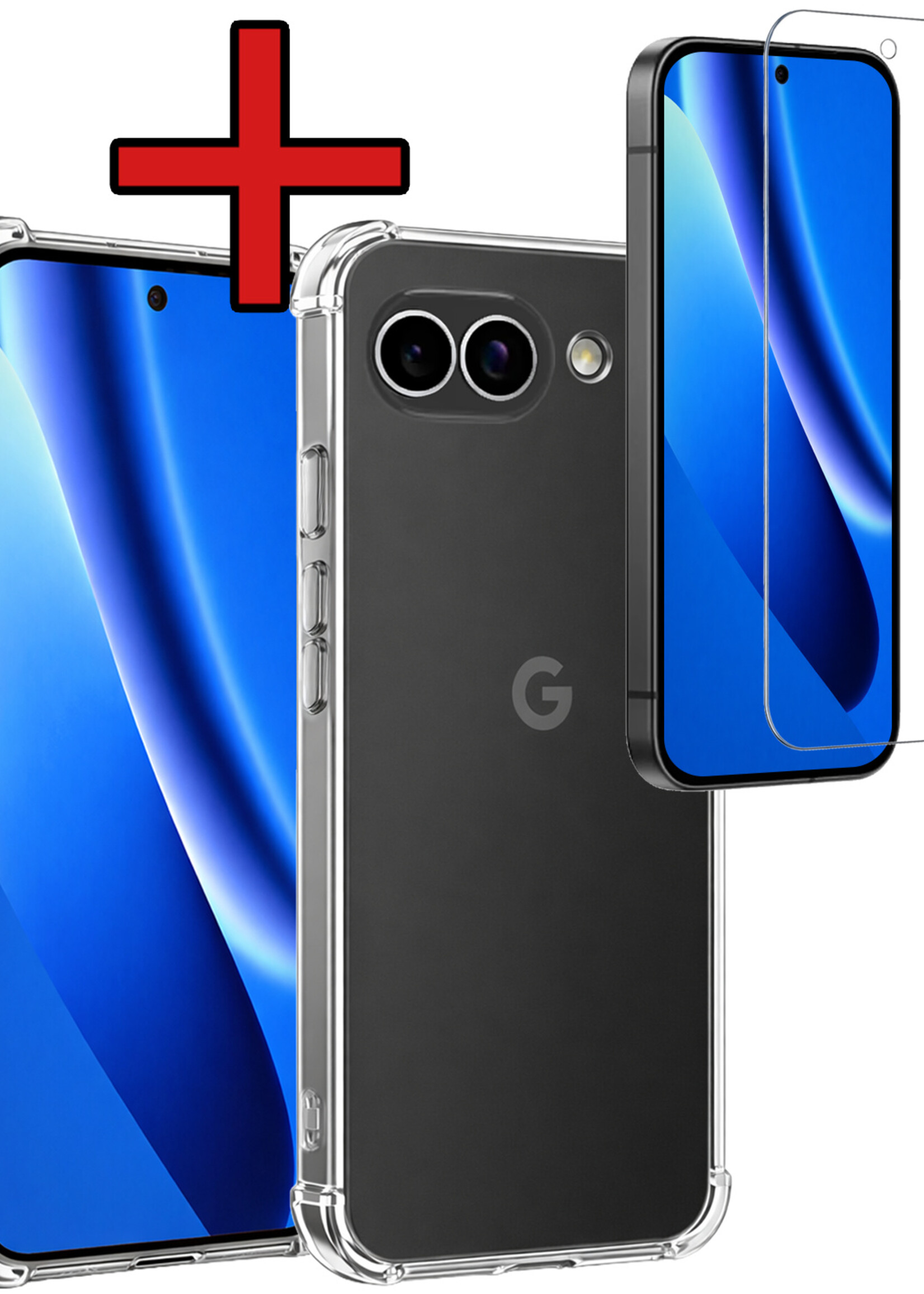 BTH BTH Google Pixel 10a Hoesje Shockproof Met Screenprotector