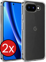 BTH BTH Google Pixel 10a Hoesje Siliconen - Transparant - 2 PACK