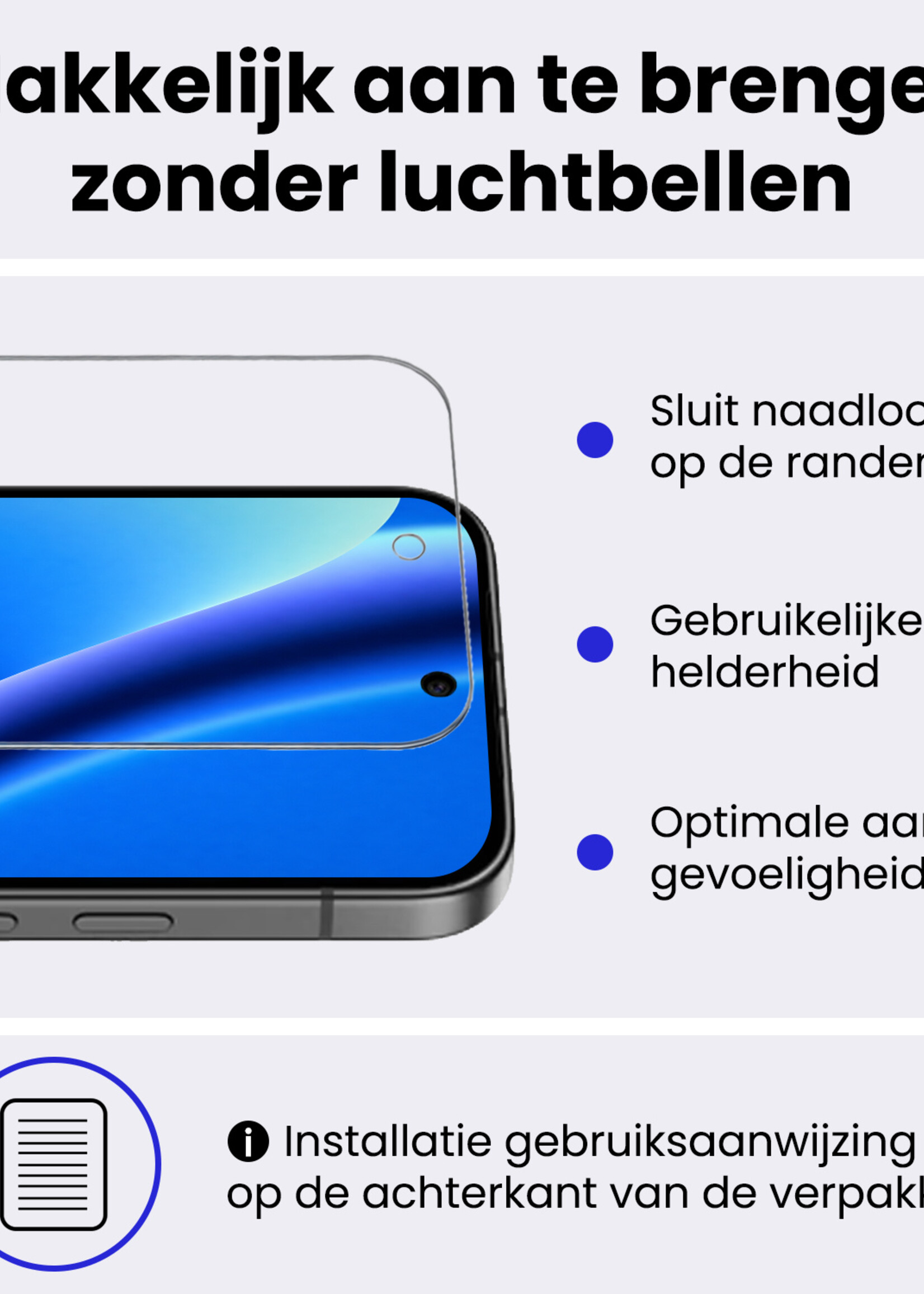 BTH BTH Google Pixel 10a Hoesje Siliconen Met Screenprotector - Transparant