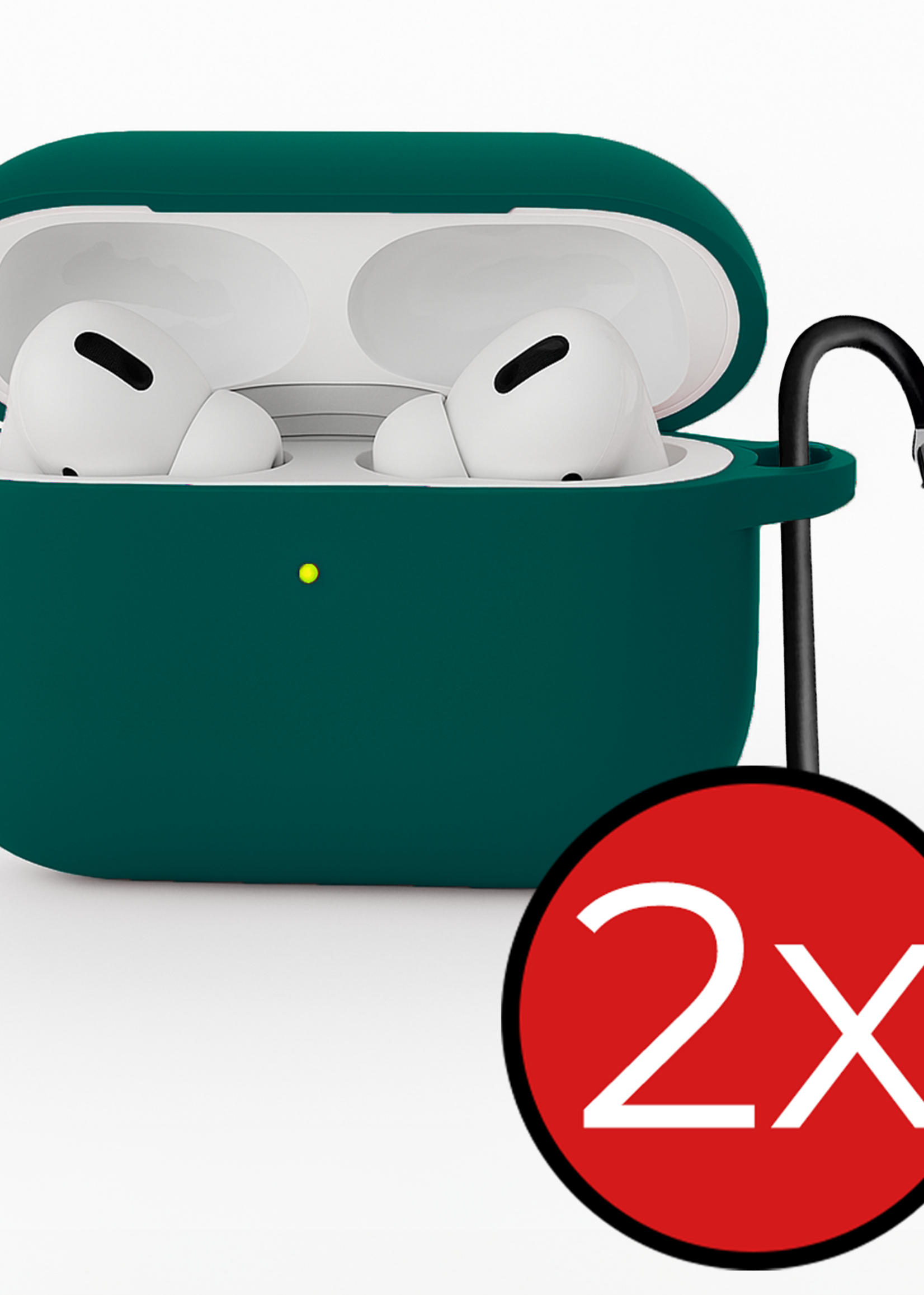 BTH BTH AirPods Pro 3 Hoesje - Petrol - 2 PACK