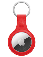 BTH BTH AirTag 2 Hoesje Leer - Rood