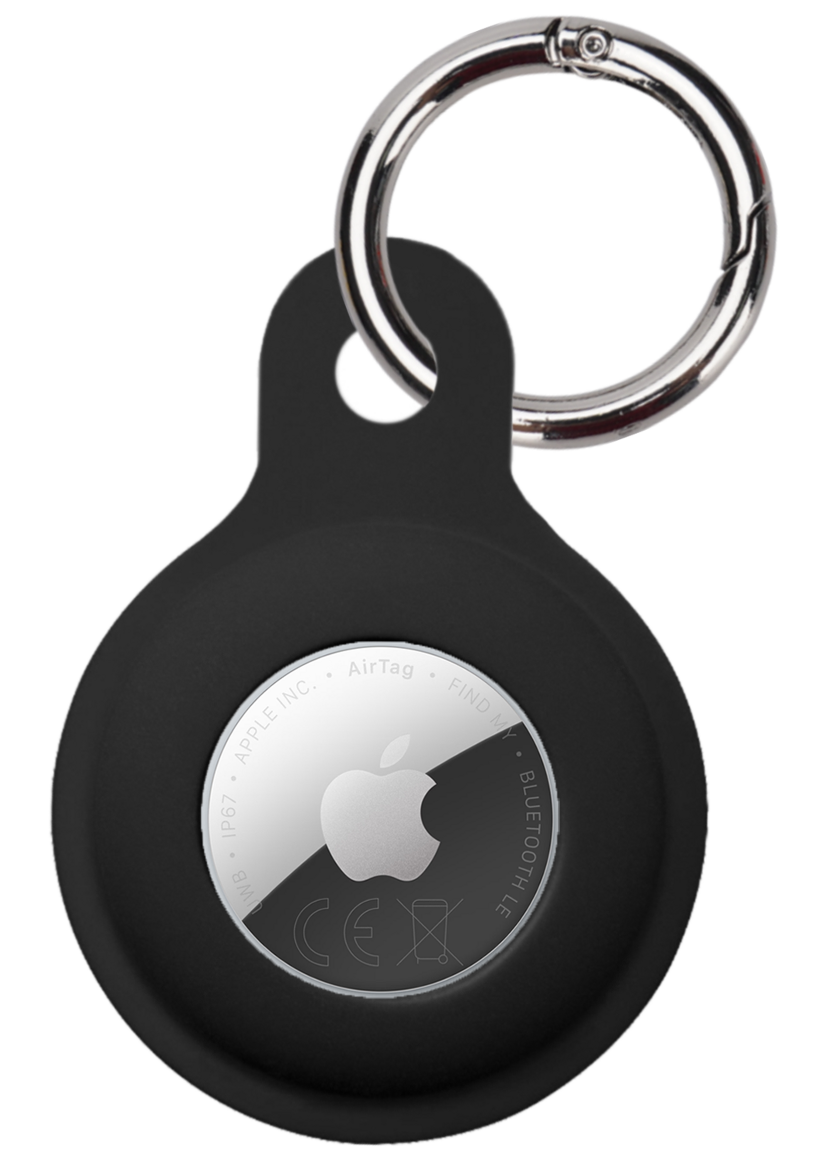 BTH BTH AirTag 2 Hoesje Siliconen - Zwart