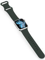 BTH BTH Apple Watch Bandje Siliconen Verstelbaar (42/44/45/46 mm) - Grijs