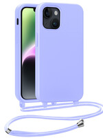 BTH BTH iPhone 13 Mini Hoesje Met Koord - Lila