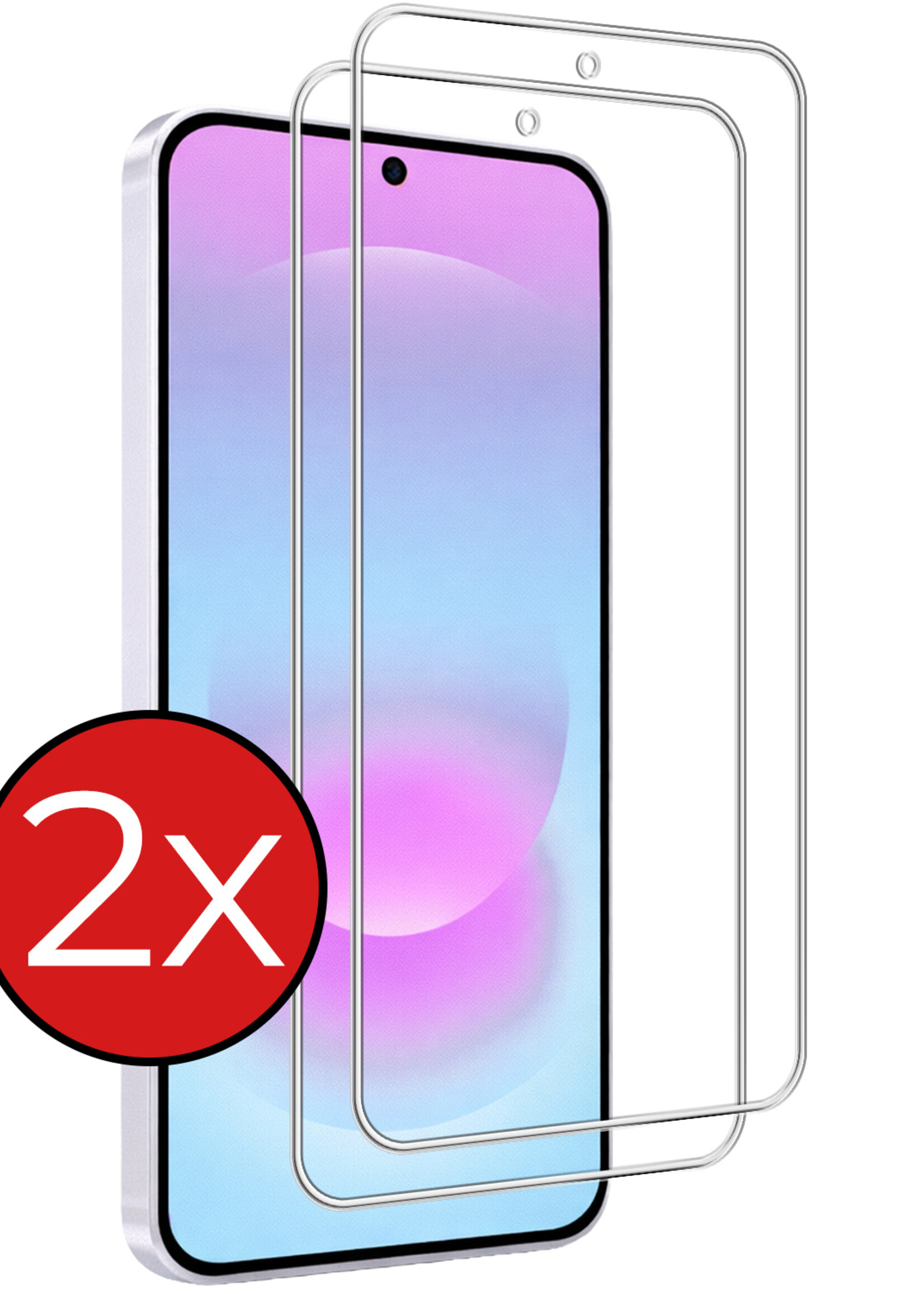 BTH BTH Samsung Galaxy A37 Screenprotector Glas - 2 PACK