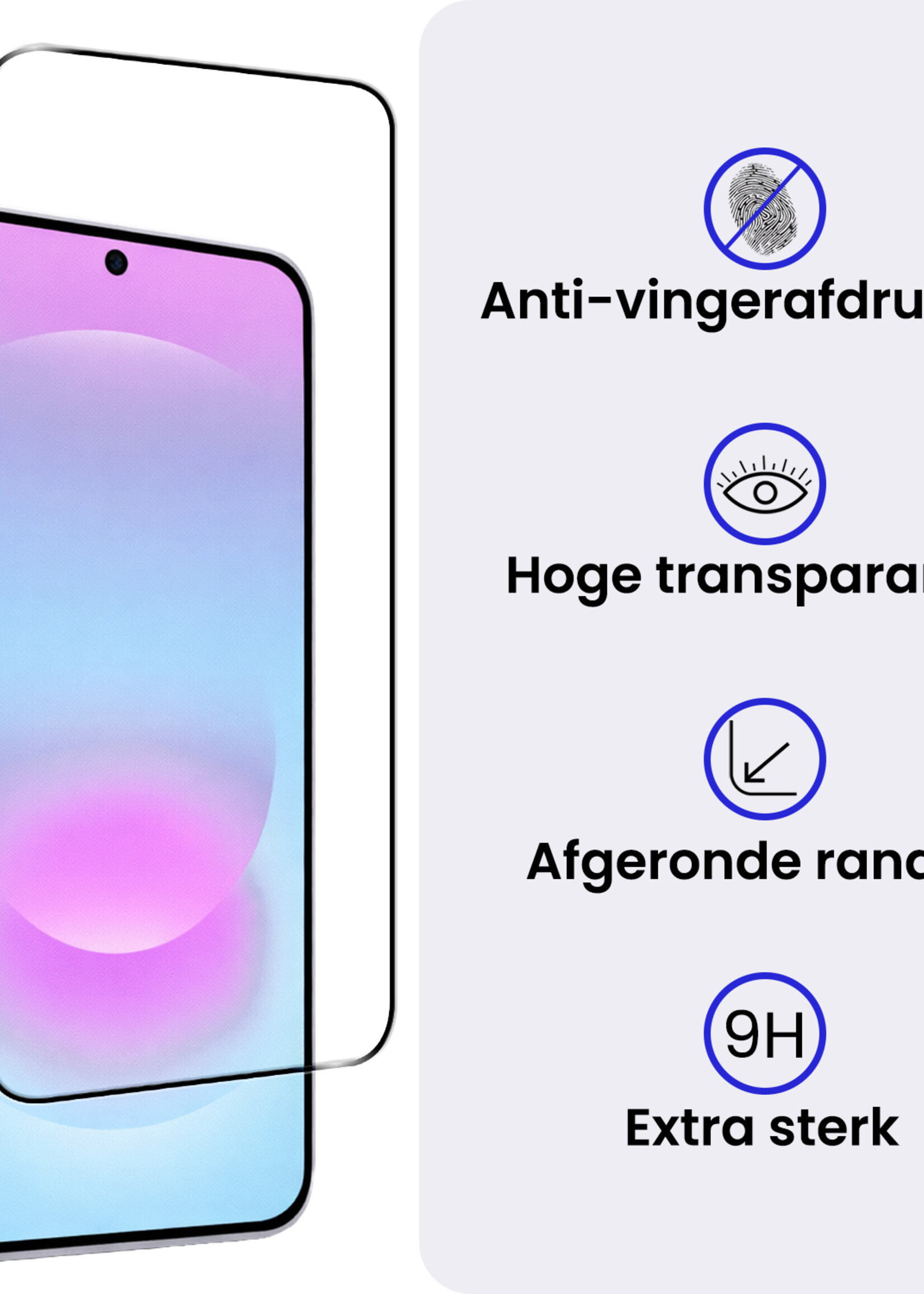 BTH BTH Samsung Galaxy A37 Screenprotector Glas Full Cover