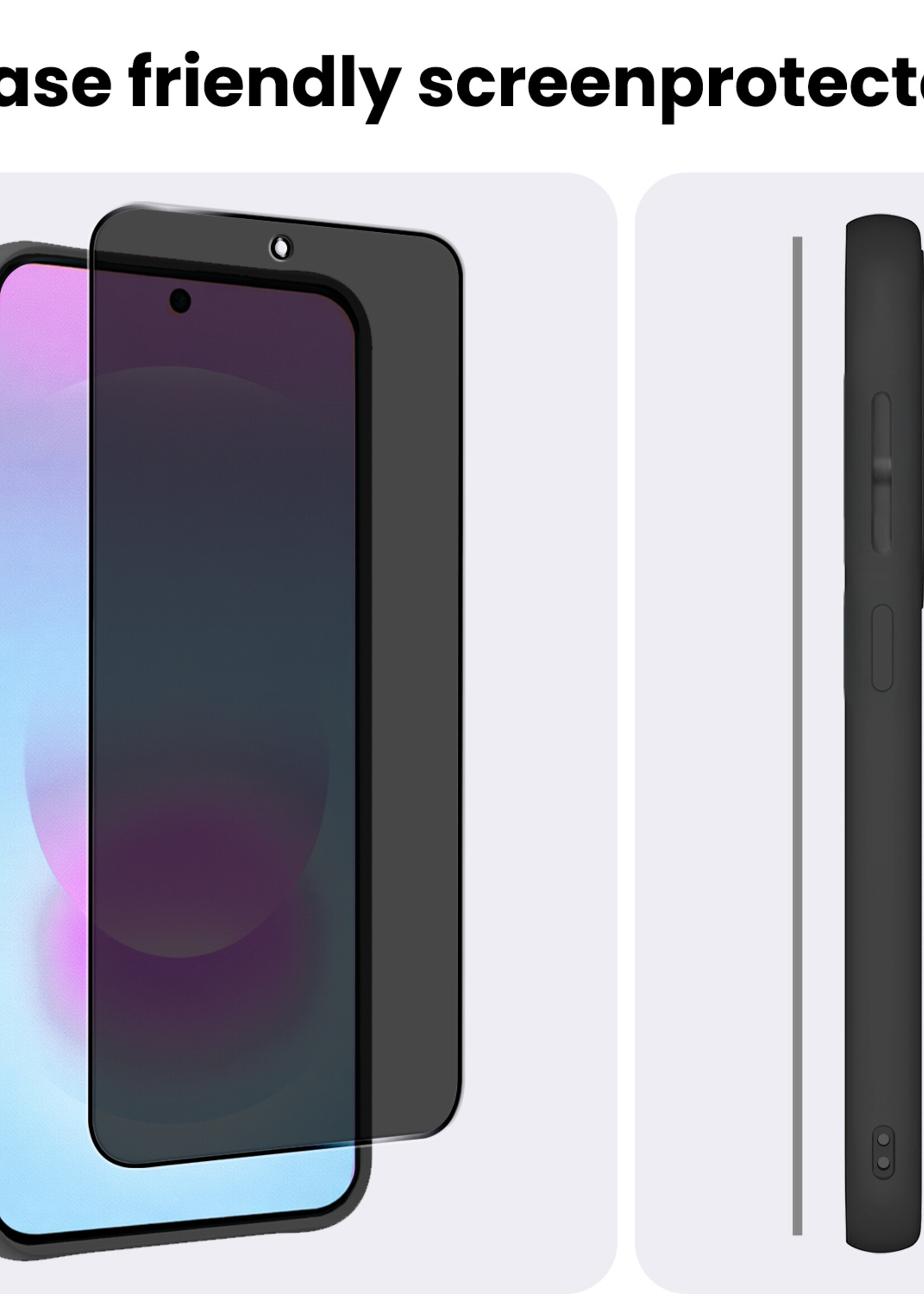 BTH BTH Samsung Galaxy A37 Screenprotector Glas Privacy - 3 PACK