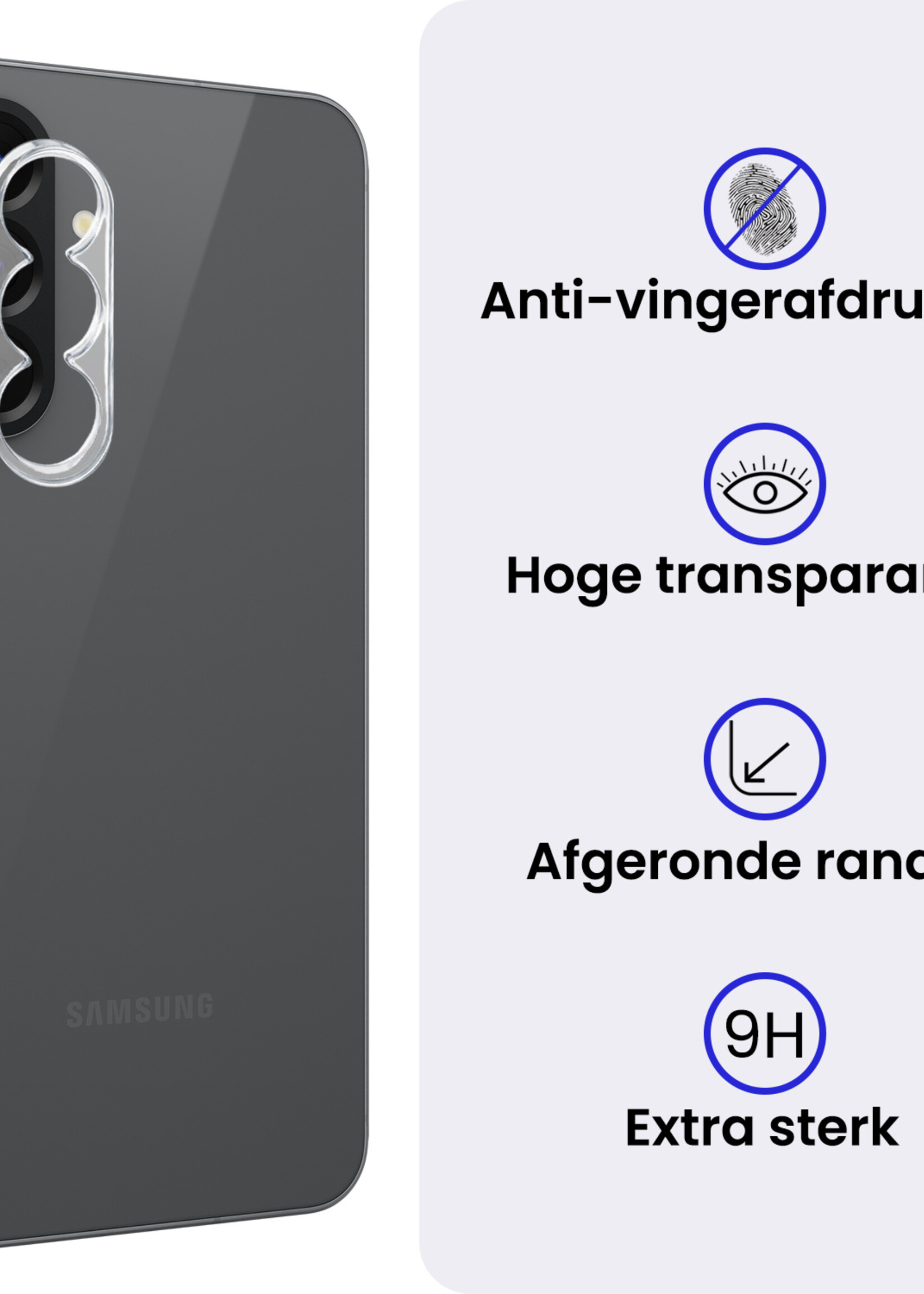 BTH BTH Samsung Galaxy A37 Camera Screenprotector - 2 PACK