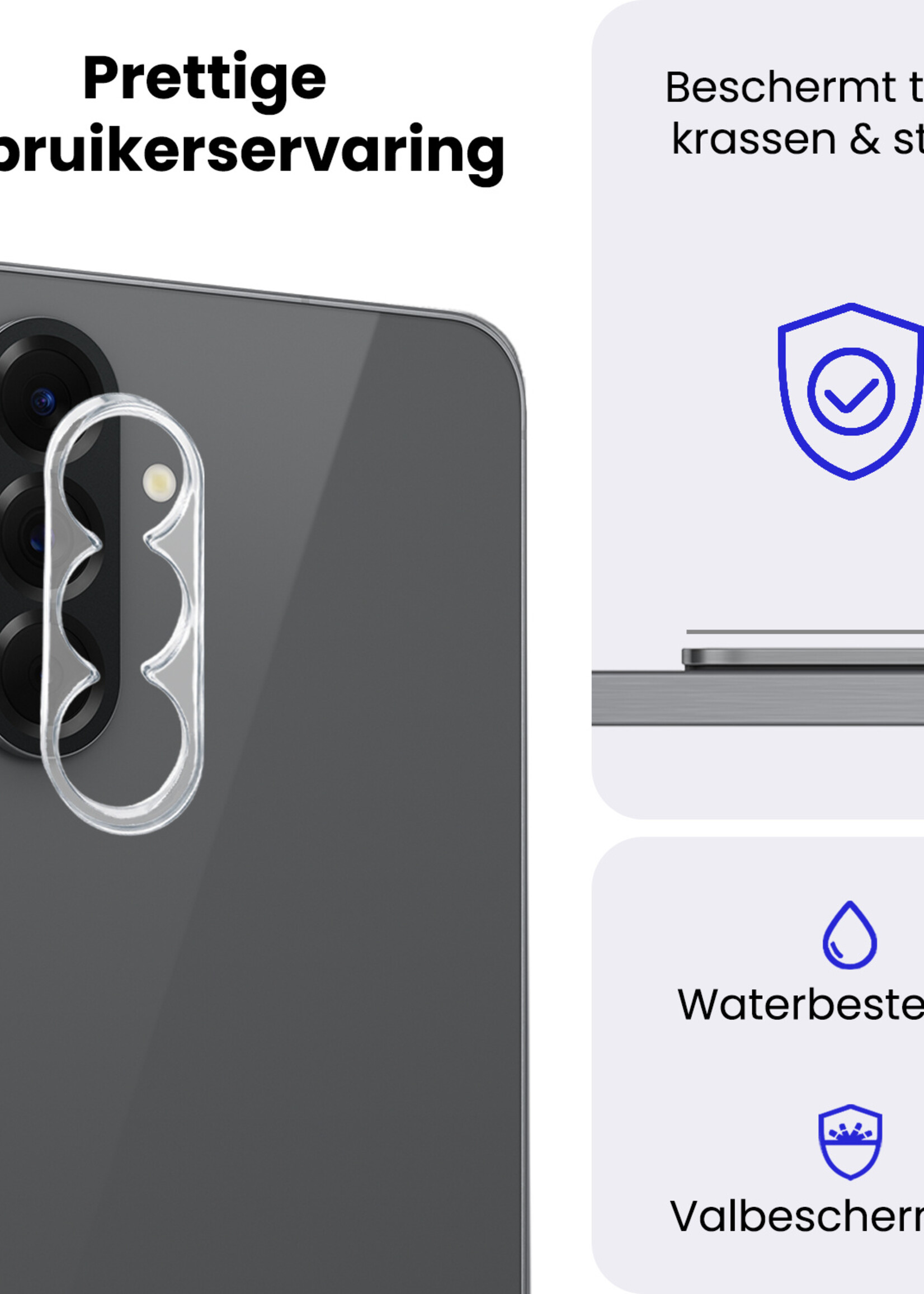 BTH BTH Samsung Galaxy A37 Camera Screenprotector - 2 PACK