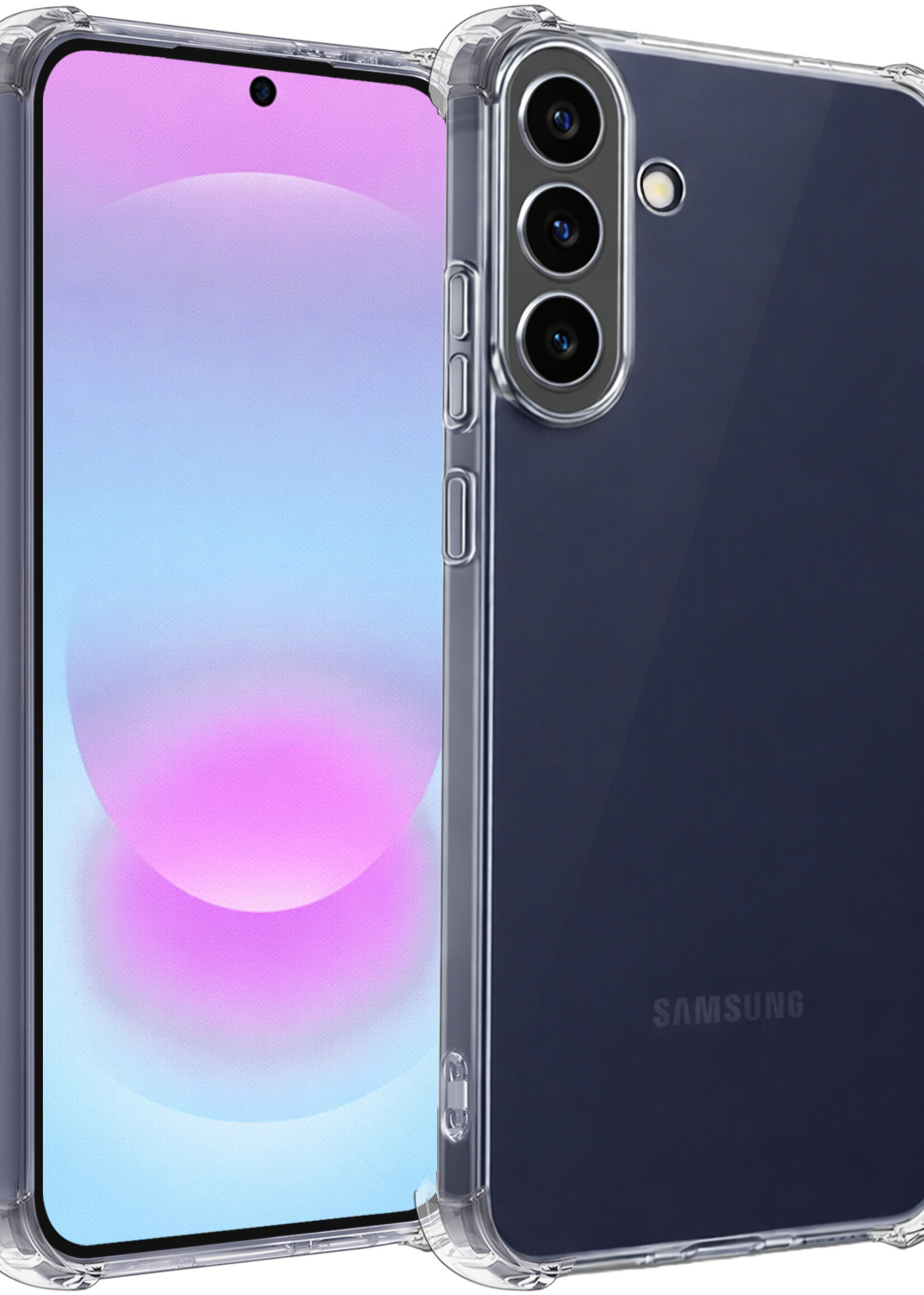 BTH BTH Samsung Galaxy A37 Hoesje Shockproof - Transparant