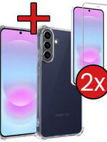 BTH BTH Samsung Galaxy A37 Hoesje Shockproof Met 2x Screenprotector