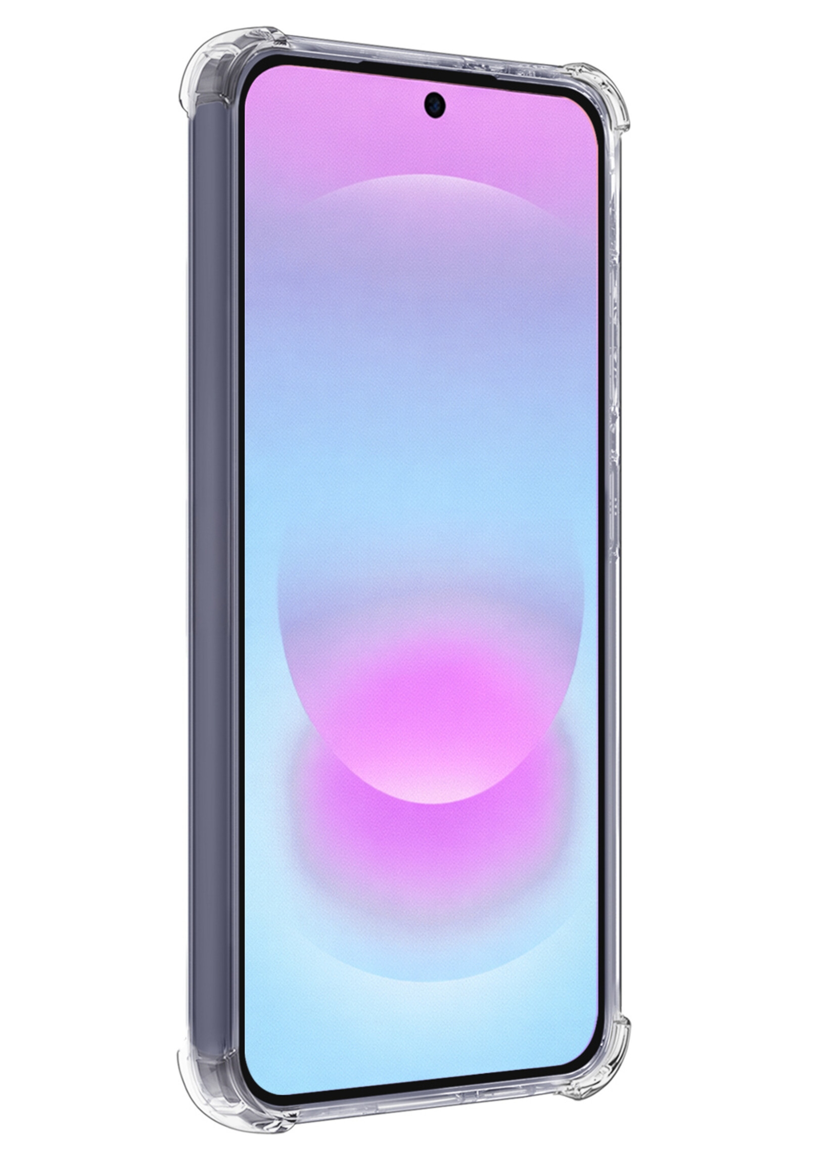 BTH BTH Samsung Galaxy A37 Hoesje Shockproof Met 2x Screenprotector