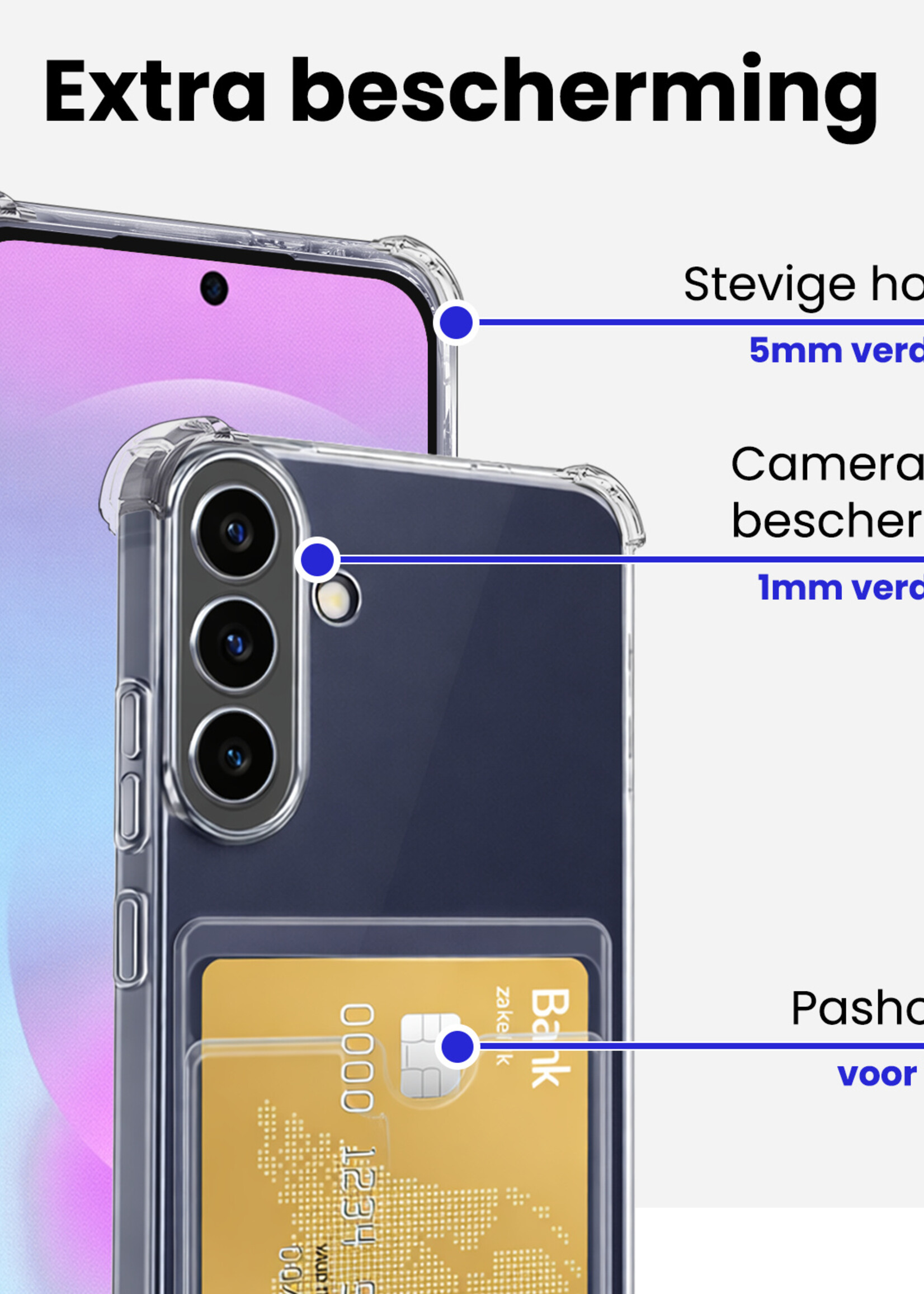 BTH BTH Samsung Galaxy A37 Hoesje Pashouder