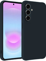 BTH BTH Samsung Galaxy A37 Hoesje Siliconen - Donkerblauw