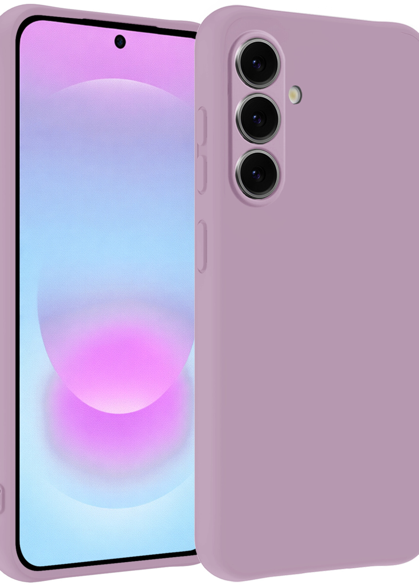 BTH BTH Samsung Galaxy A37 Hoesje Siliconen - Lila