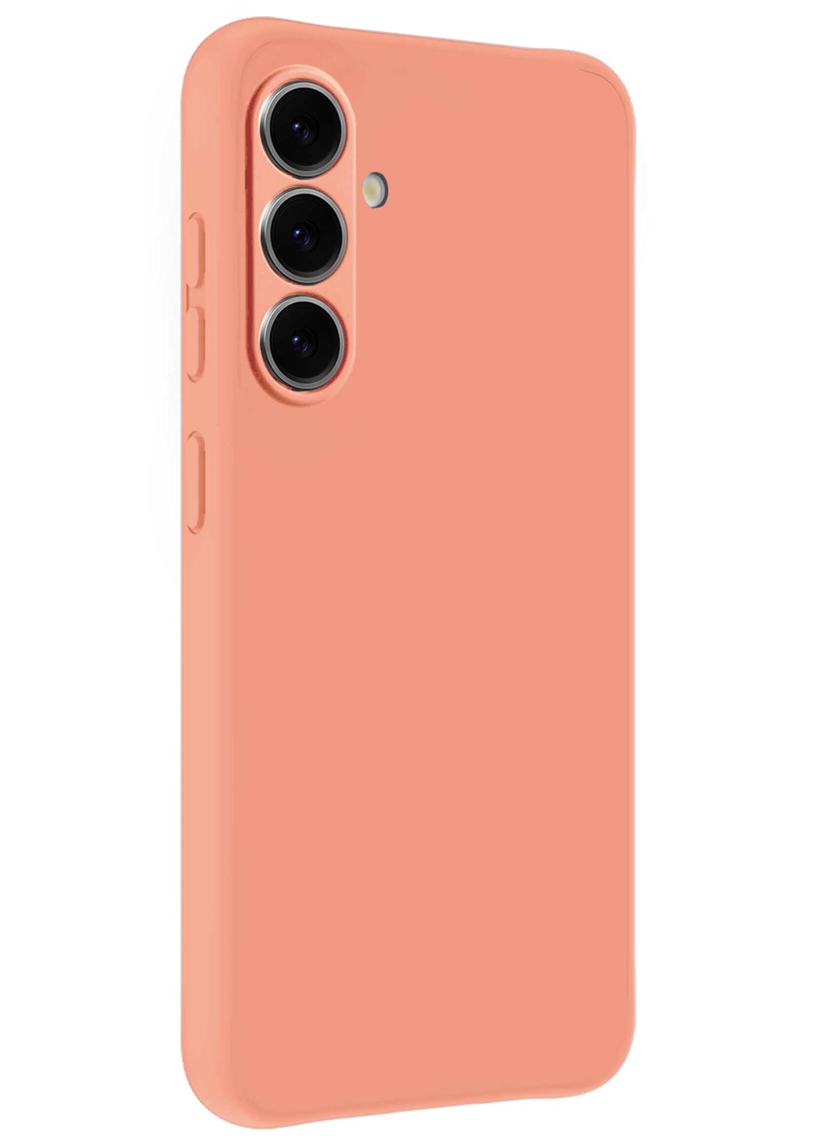 BTH BTH Samsung Galaxy A37 Hoesje Siliconen - Perzik