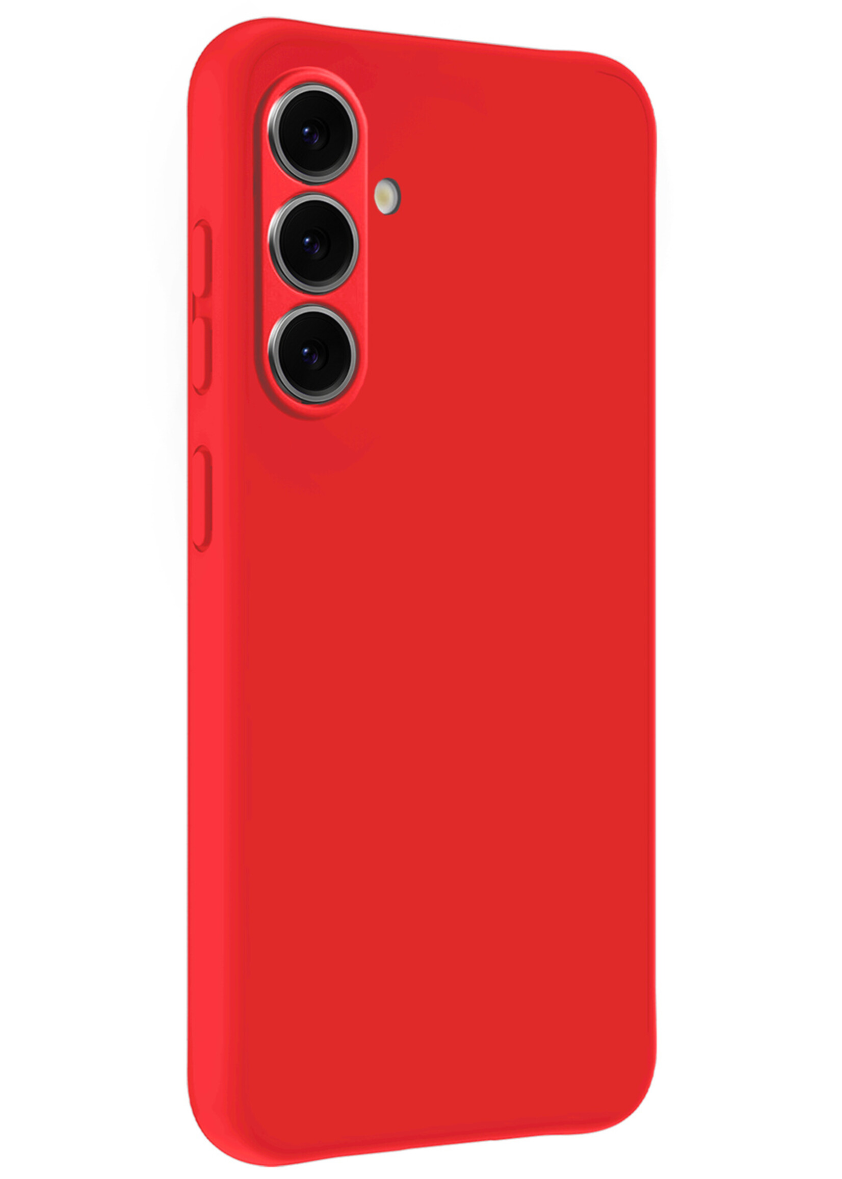 BTH BTH Samsung Galaxy A37 Hoesje Siliconen - Rood - 2 PACK