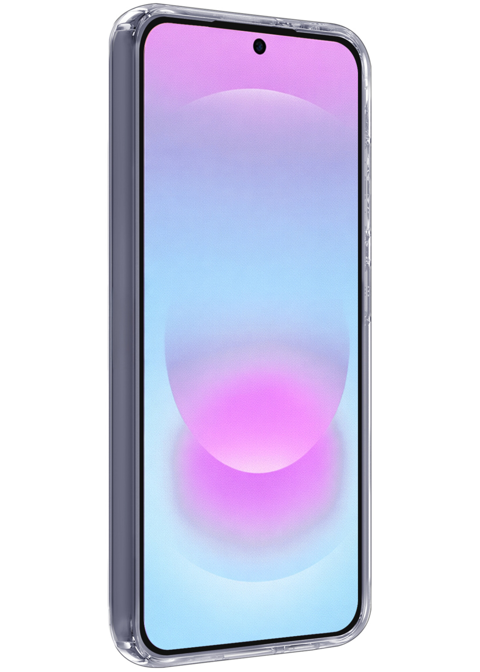 BTH BTH Samsung Galaxy A37 Hoesje Siliconen - Transparant - 2 PACK