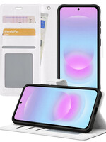 BTH BTH Samsung Galaxy A37 Hoesje Bookcase - Wit