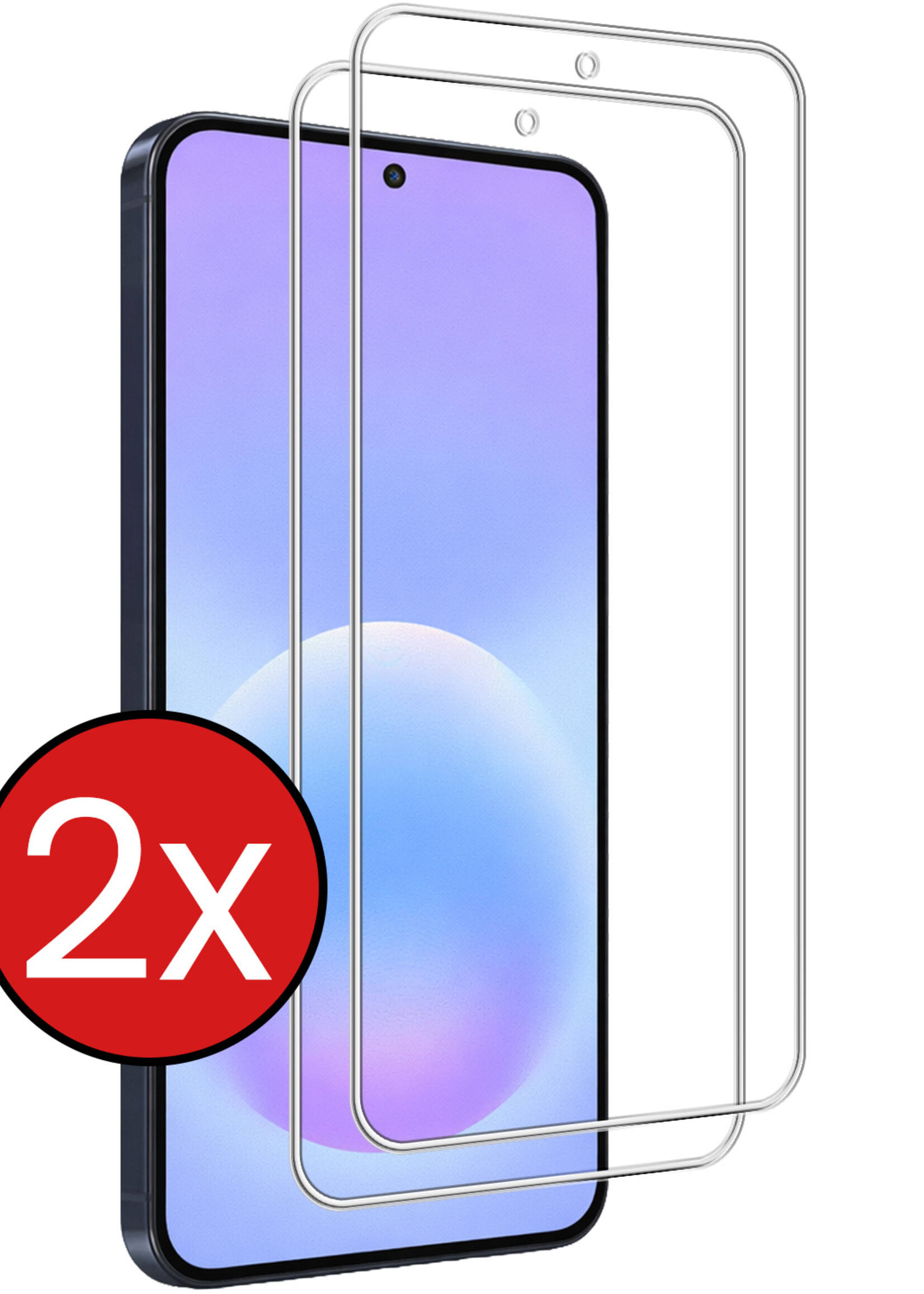 BTH BTH Samsung Galaxy A57 Screenprotector Glas - 2 PACK