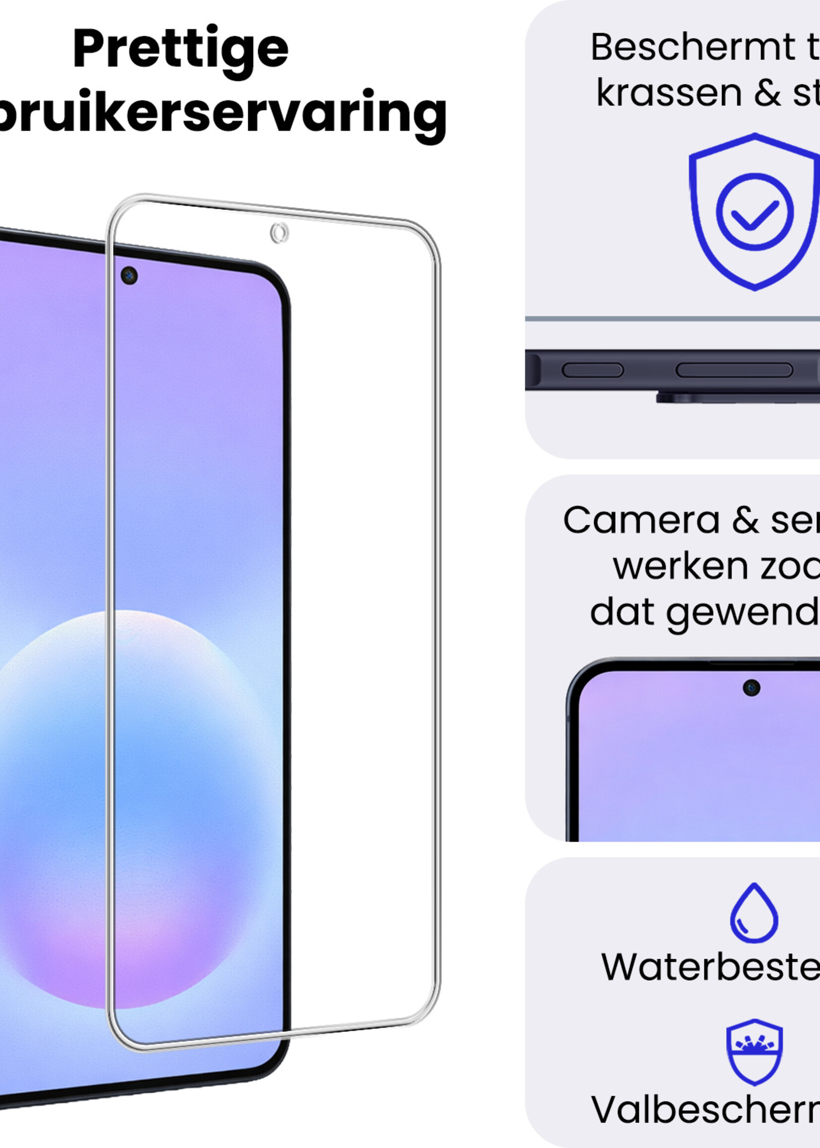 BTH BTH Samsung Galaxy A57 Screenprotector Glas - 2 PACK