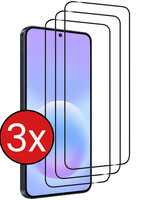 BTH BTH Samsung Galaxy A57 Screenprotector Glas Full Cover - 3 PACK