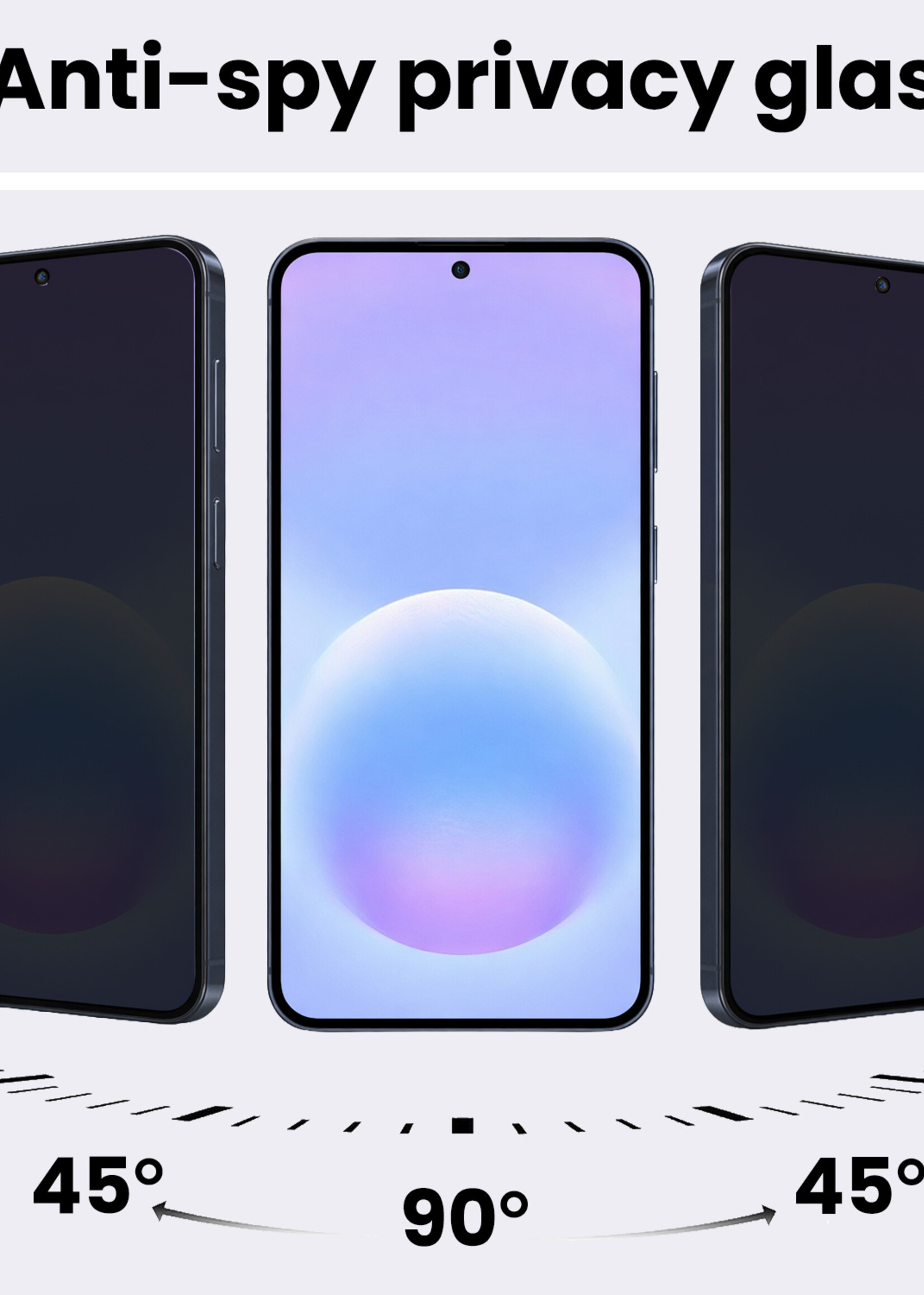 BTH BTH Samsung Galaxy A57 Screenprotector Glas Privacy