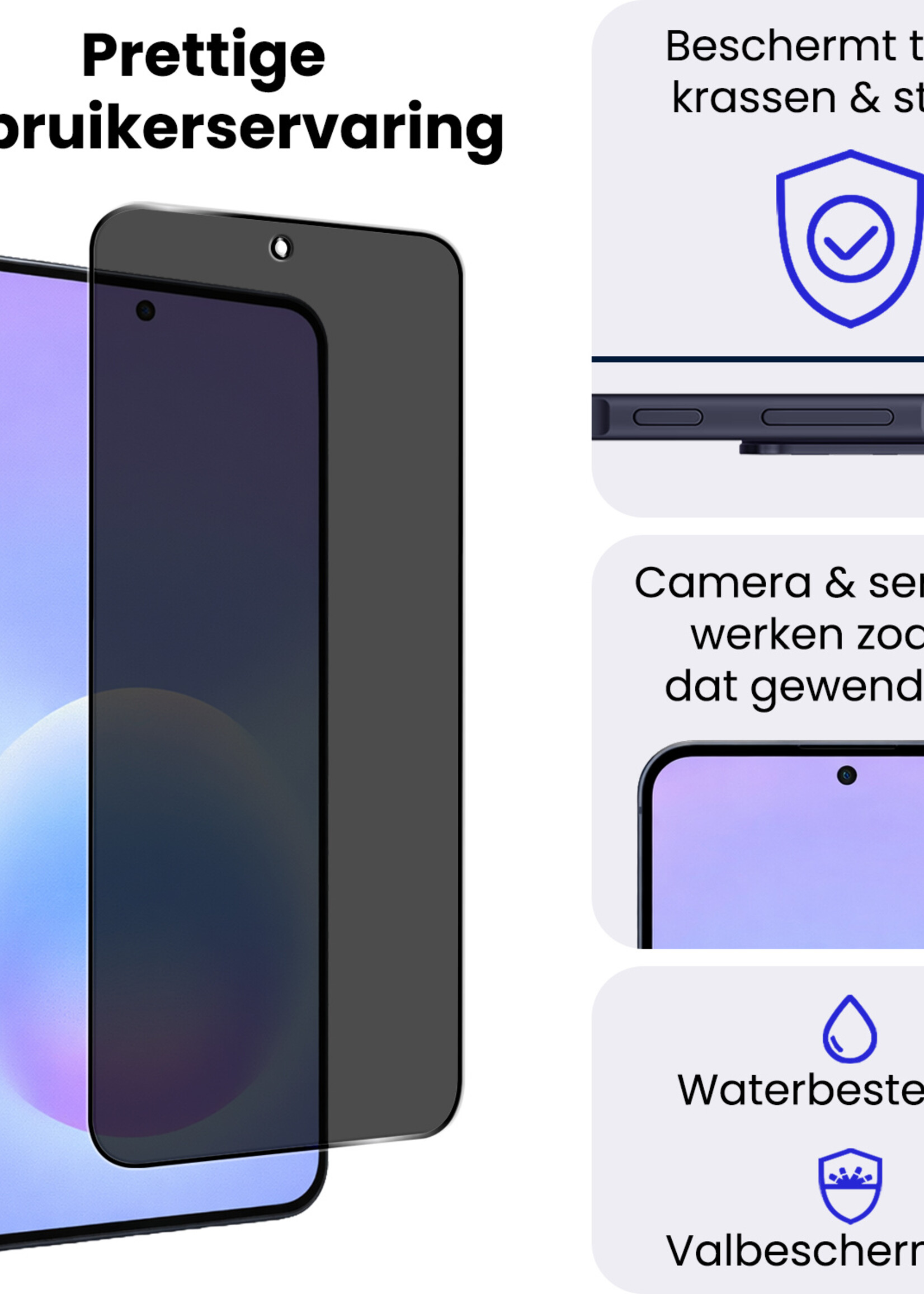 BTH BTH Samsung Galaxy A57 Screenprotector Glas Privacy