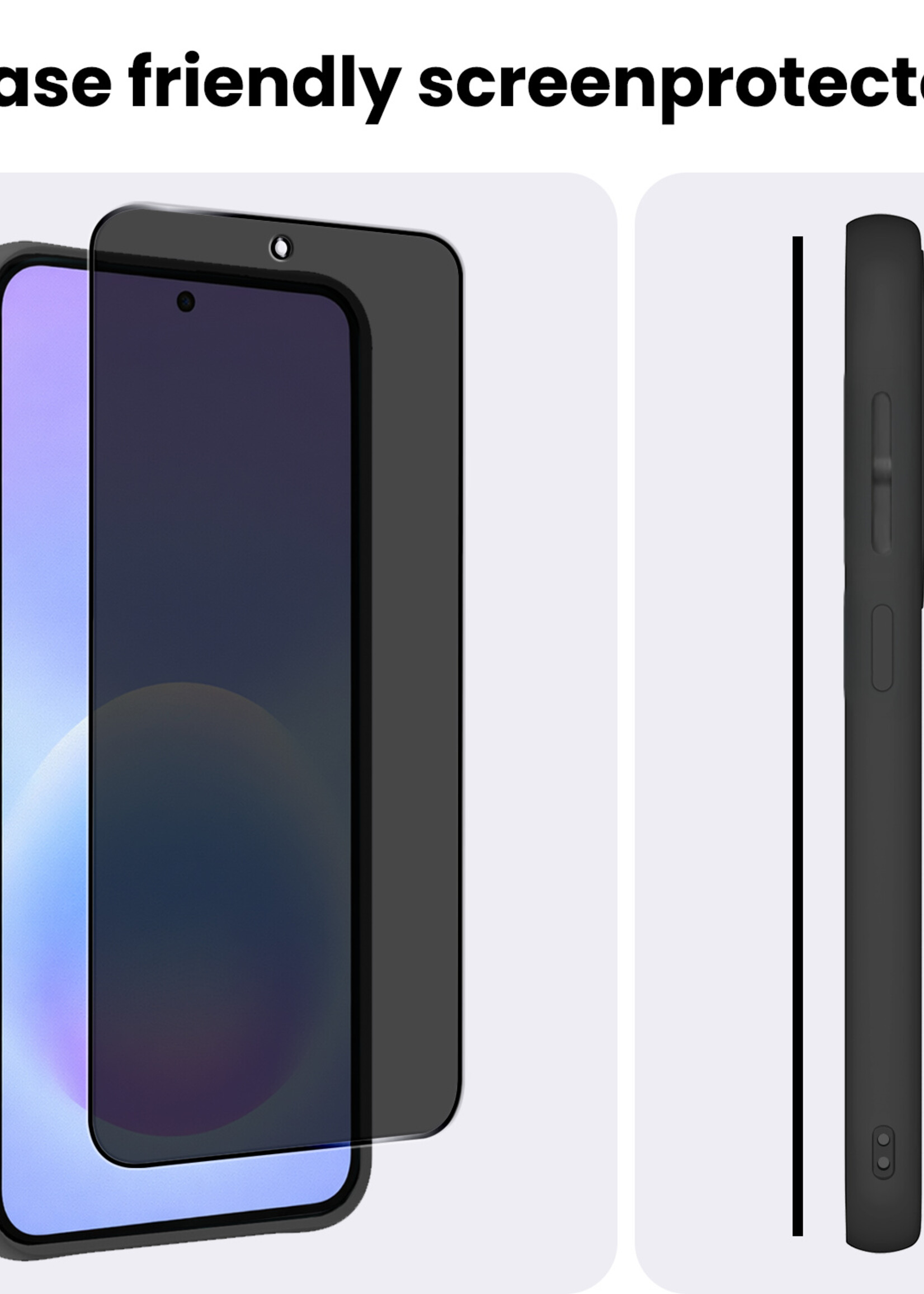 BTH BTH Samsung Galaxy A57 Screenprotector Glas Privacy - 3 PACK