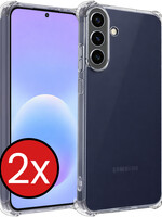 BTH BTH Samsung Galaxy A57 Hoesje Shockproof - Transparant - 2 PACK