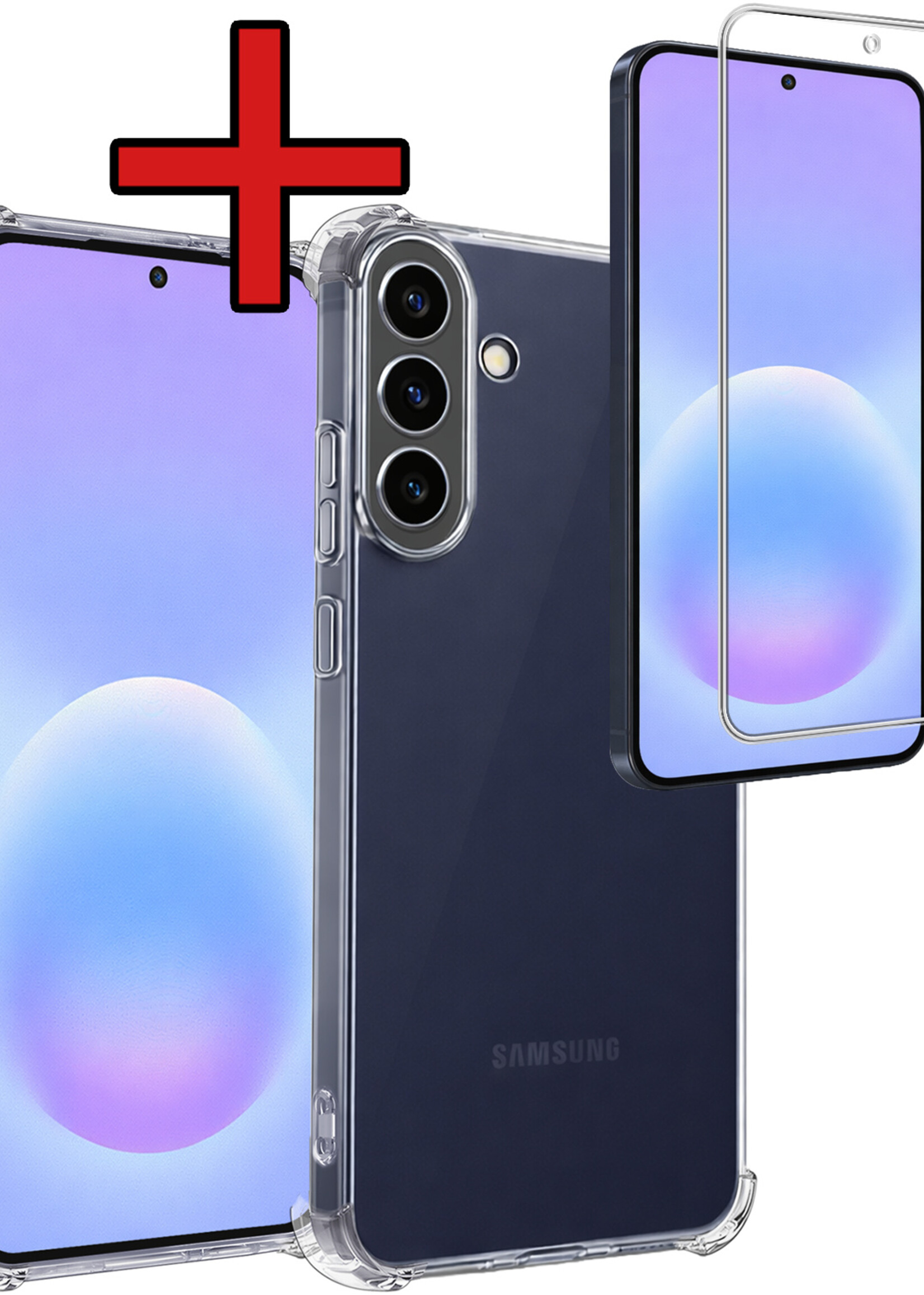 BTH BTH Samsung Galaxy A57 Hoesje Shockproof Met Screenprotector