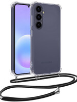 BTH BTH Samsung Galaxy A57 Hoesje Transparant Shockproof Met Zwart Koord