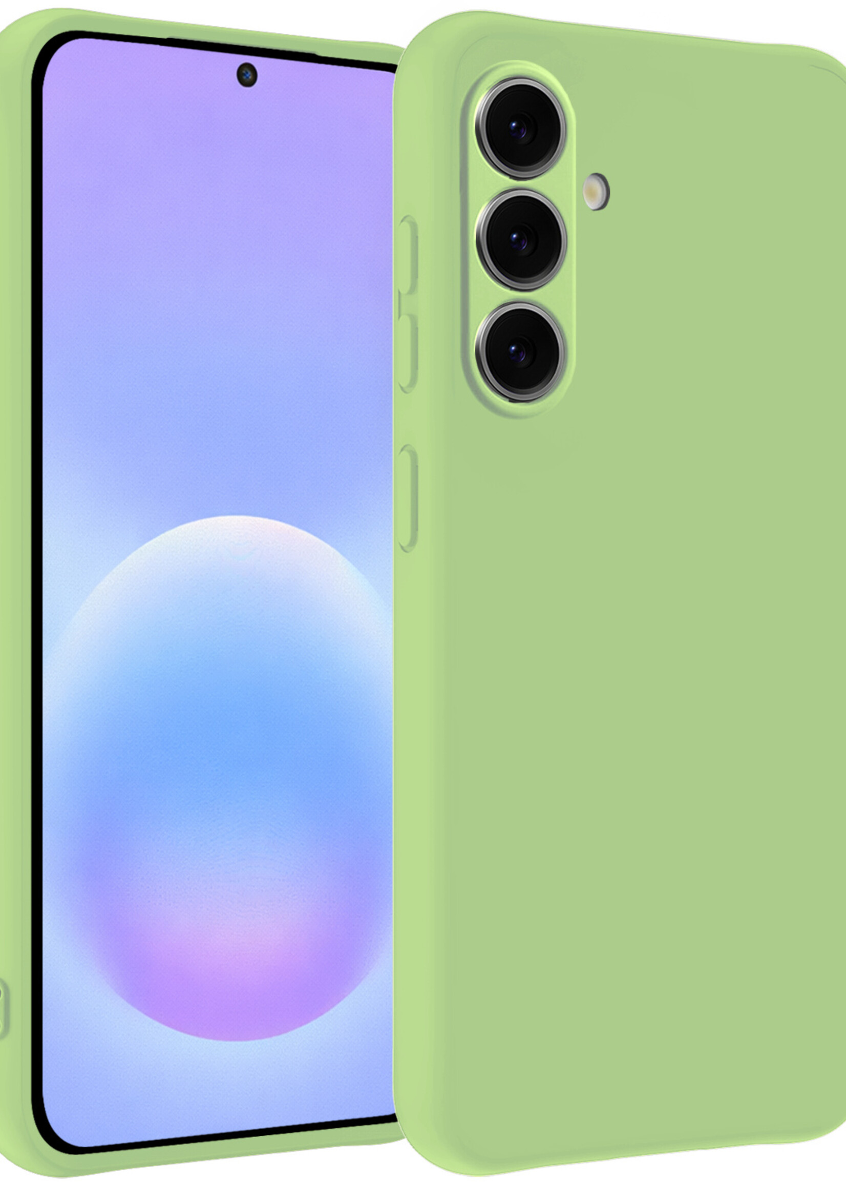 BTH BTH Samsung Galaxy A57 Hoesje Siliconen - Groen