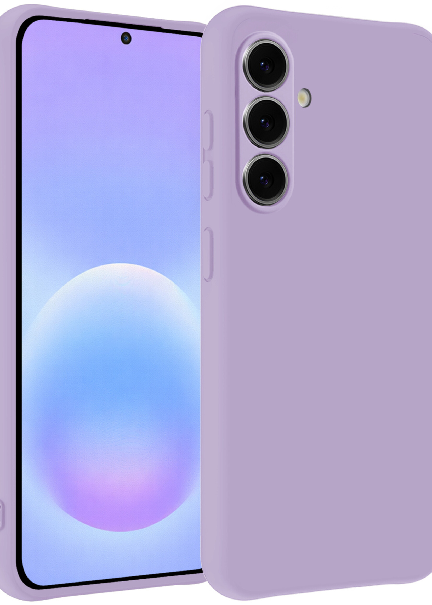 BTH BTH Samsung Galaxy A57 Hoesje Siliconen - Lila