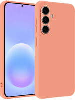 BTH BTH Samsung Galaxy A57 Hoesje Siliconen - Perzik