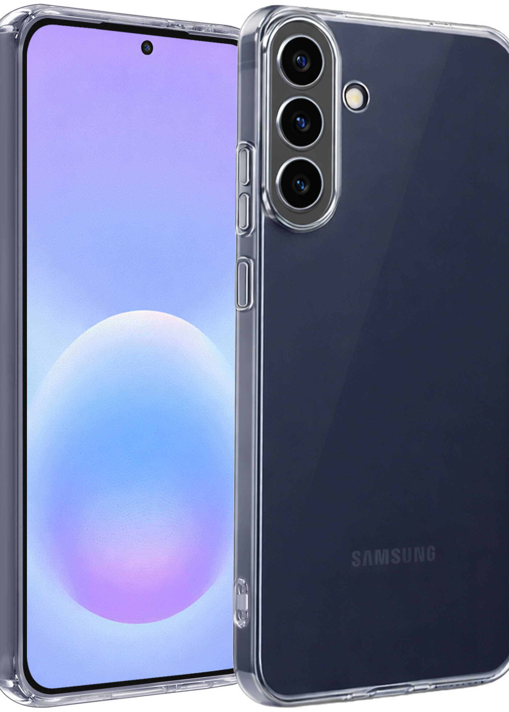 BTH BTH Samsung Galaxy A57 Hoesje Siliconen - Transparant